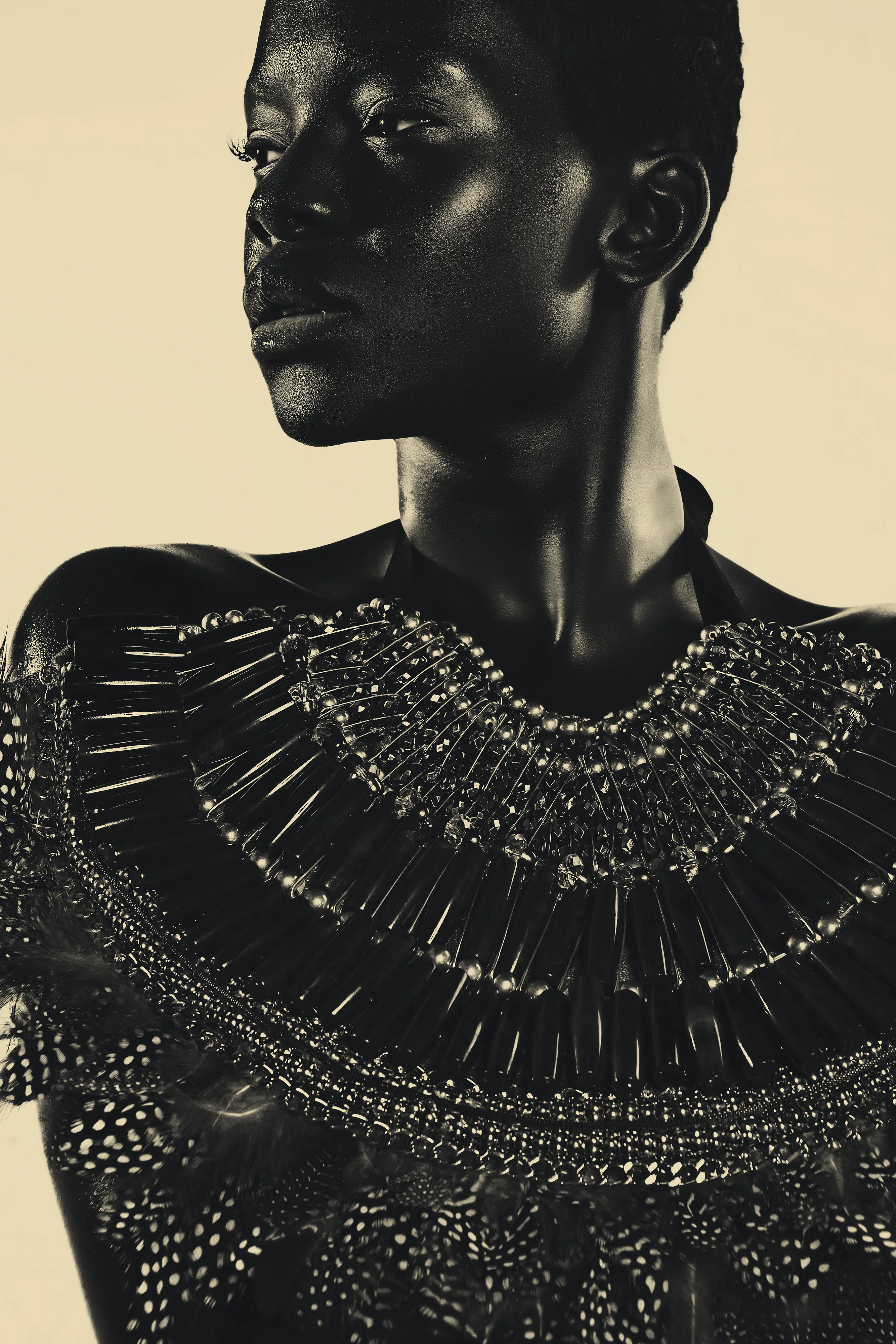 Looking Beyond by Asiko

The Adorned Series by Asiko is a collection of 15 portraits exploring the mystical intersection of the artist’s Yoruba culture and the beauty of black womanhood. In this collection, Asiko uses a golden monochrome background to put the spotlight on the female model, adorned with traditional Yoruba attributes.  

Edition: 1/1 

Dimensions: 2667x4000
