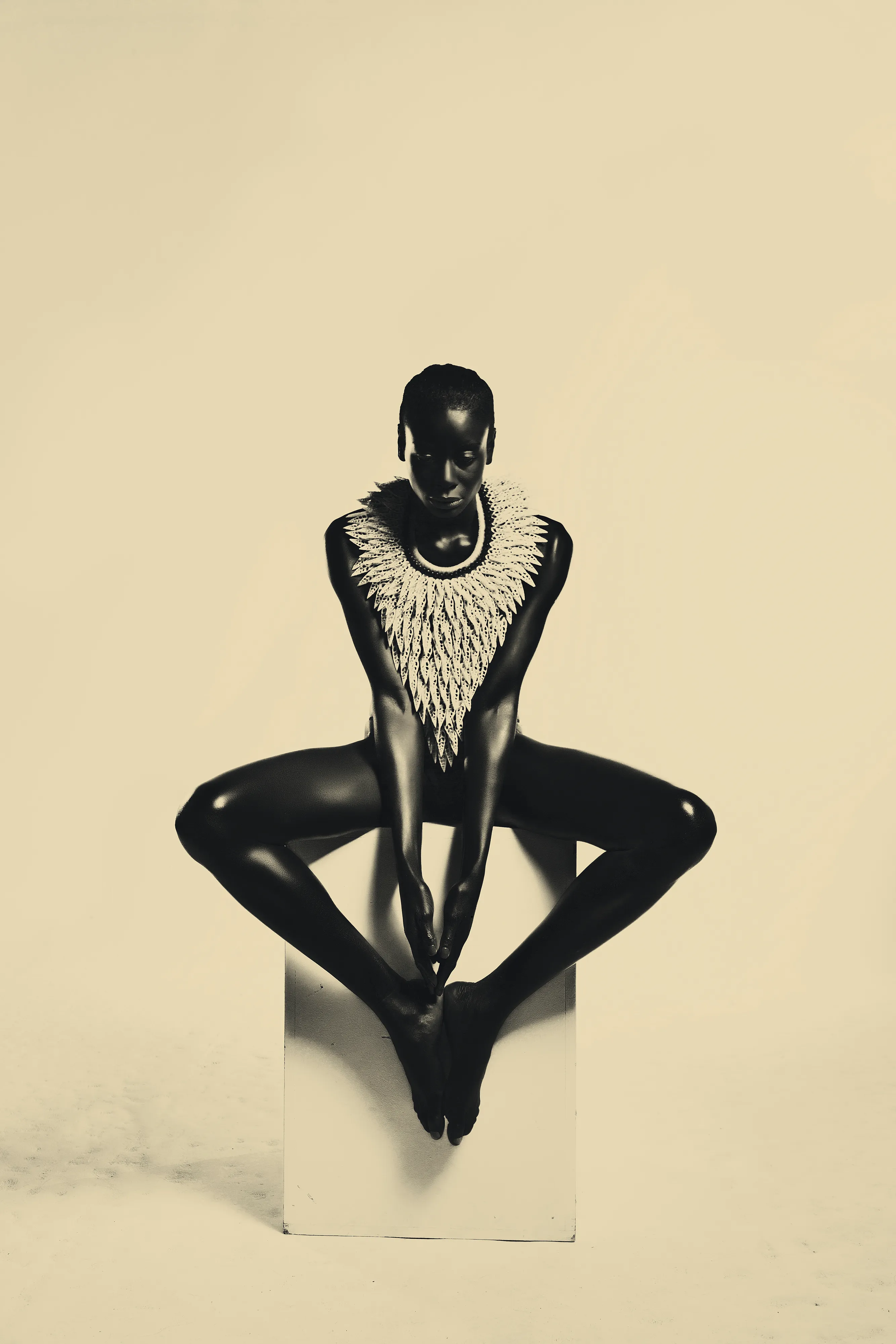 Isinmi by Asiko

The Adorned Series by Asiko is a collection of 15 portraits exploring the mystical intersection of the artist’s Yoruba culture and the beauty of black womanhood. In this collection, Asiko uses a golden monochrome background to put the spotlight on the female model, adorned with traditional Yoruba attributes.  

Edition: 1/1 

Dimensions: 2667x4000
