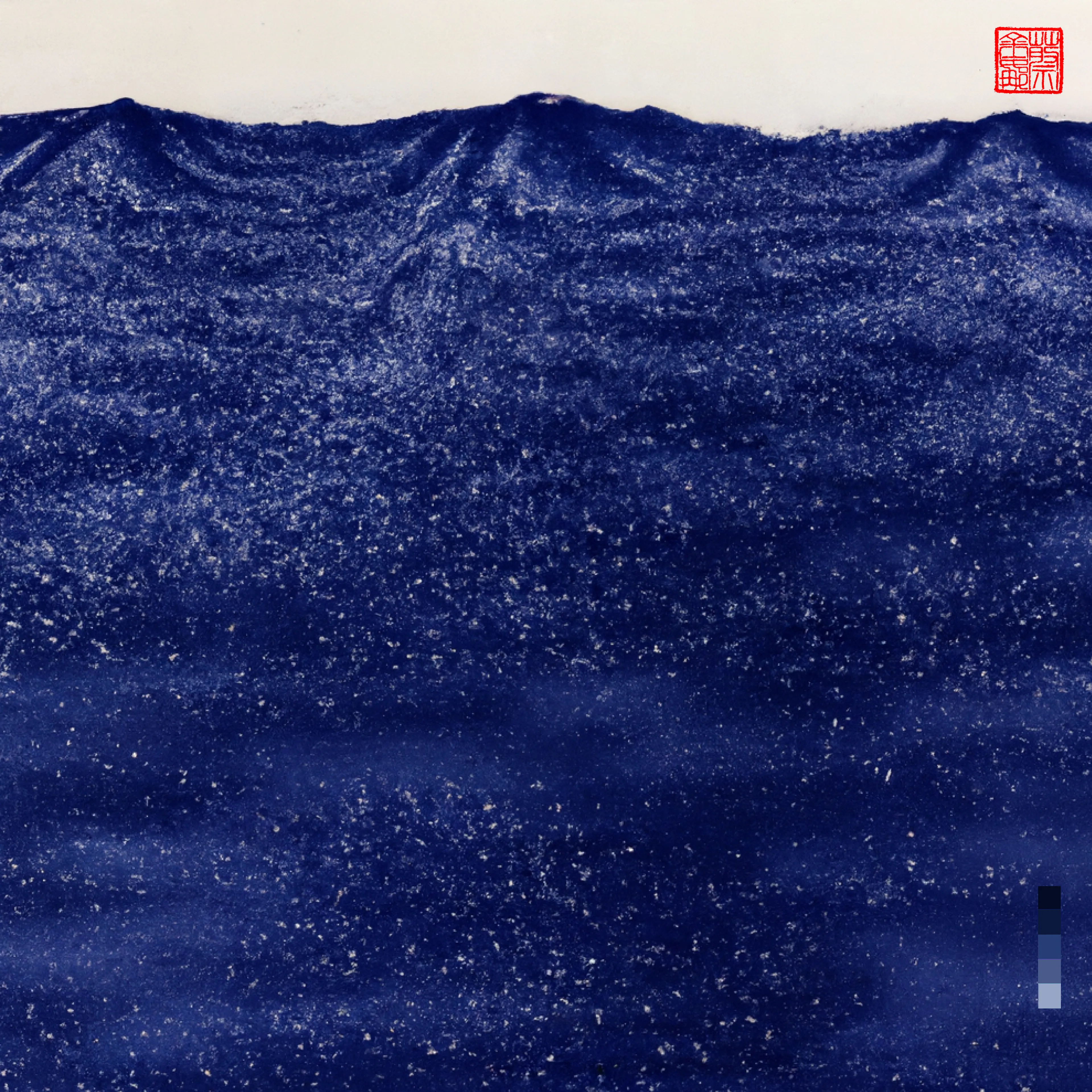 The Ocean is a magic that I love deeply. I love living by it and its regulating and invigorating effect. It is nature at its most palpable. Vast·blue·beautiful·powerful·ever-changing. I was messaging a friend on one of my ocean walks, they were having a hard time, and I’d wished there was some way I could transport her, so she too could gaze out into that vast indigo sea with the salt air in her lungs. So I told my DALL·E all about the Big Blue, and its many ways of being. ‘INDIGO DAZE’ is a collection that brings my ocean to you. Love Georgina × DALL·E