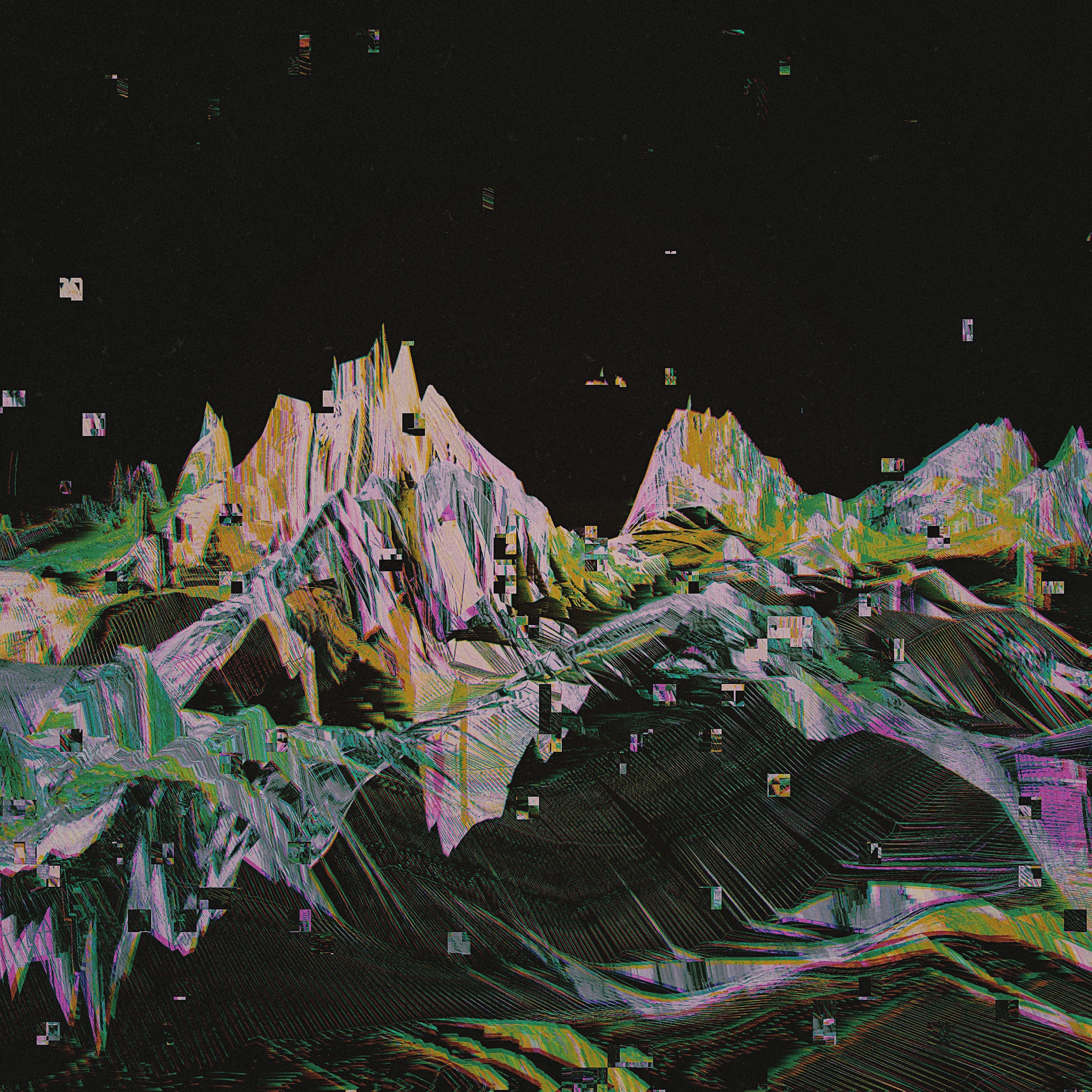 2017
5000 x 5000 JPEG - 26MB
[aerti.me](https://aerti.me)

BIO:  Aertime is a glitch artist based in Madison, Wisconsin. His work involves the manipulation of digital images and videos, using software and code to create visual distortions and errors. His work explores themes related to technology, identity, and the intersection of the digital and physical worlds.

Aertime has exhibited his art at various venues, including the Glitch Art is Dead show in Minneapolis and Design Shanghai in China. In addition, his work has been featured in publications such as Vice's Motherboard, where it was described as "cyberpunk surrealism."

Aertime's work challenges our perceptions of digital media and encourages us to question our relationship with technology in today's increasingly digital world.