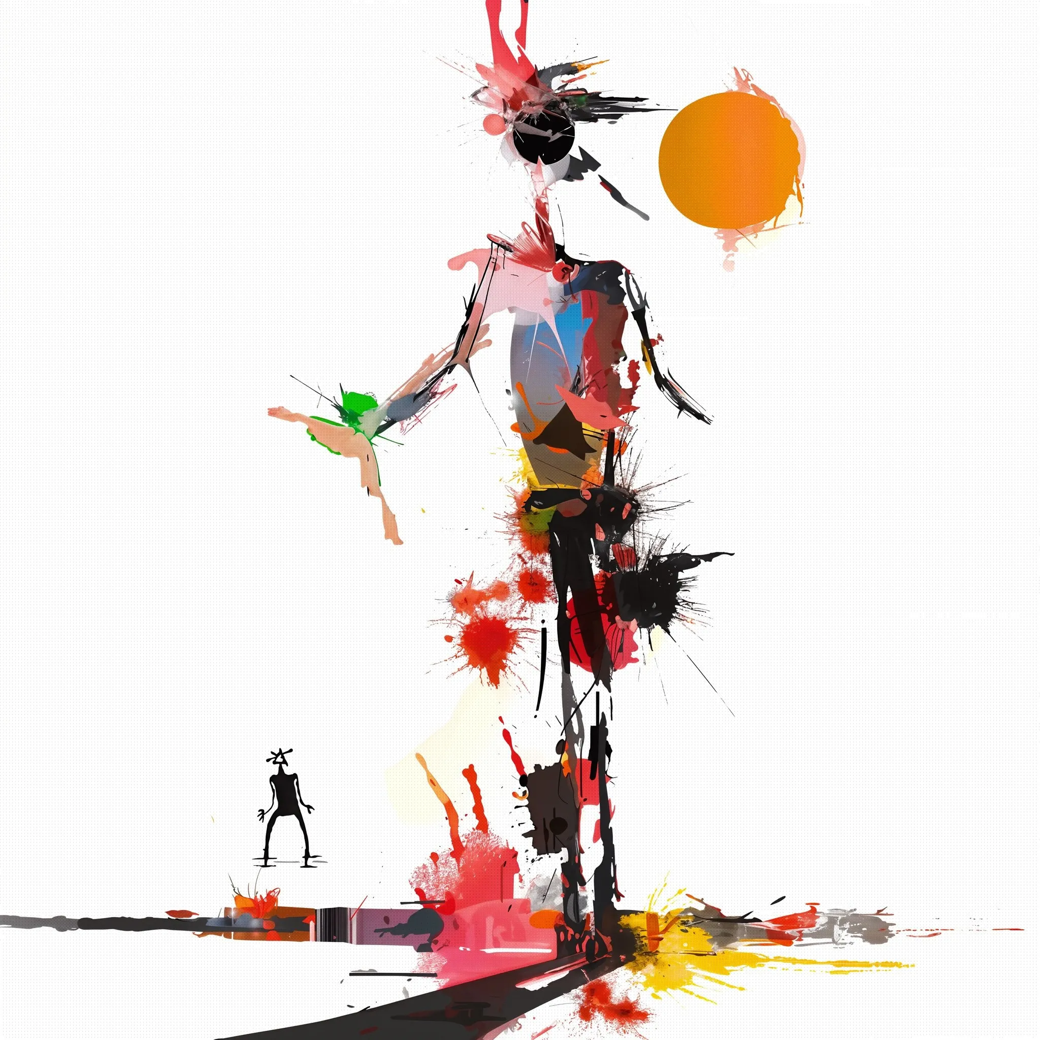 amid the chaos 
 of splattered color 
and fractured form, 
  he stood still, 
as the unyielding sun rose
  to remind him 
that even in disarray, there is renewal.


~m



AML ZZU HQZX WPBLX