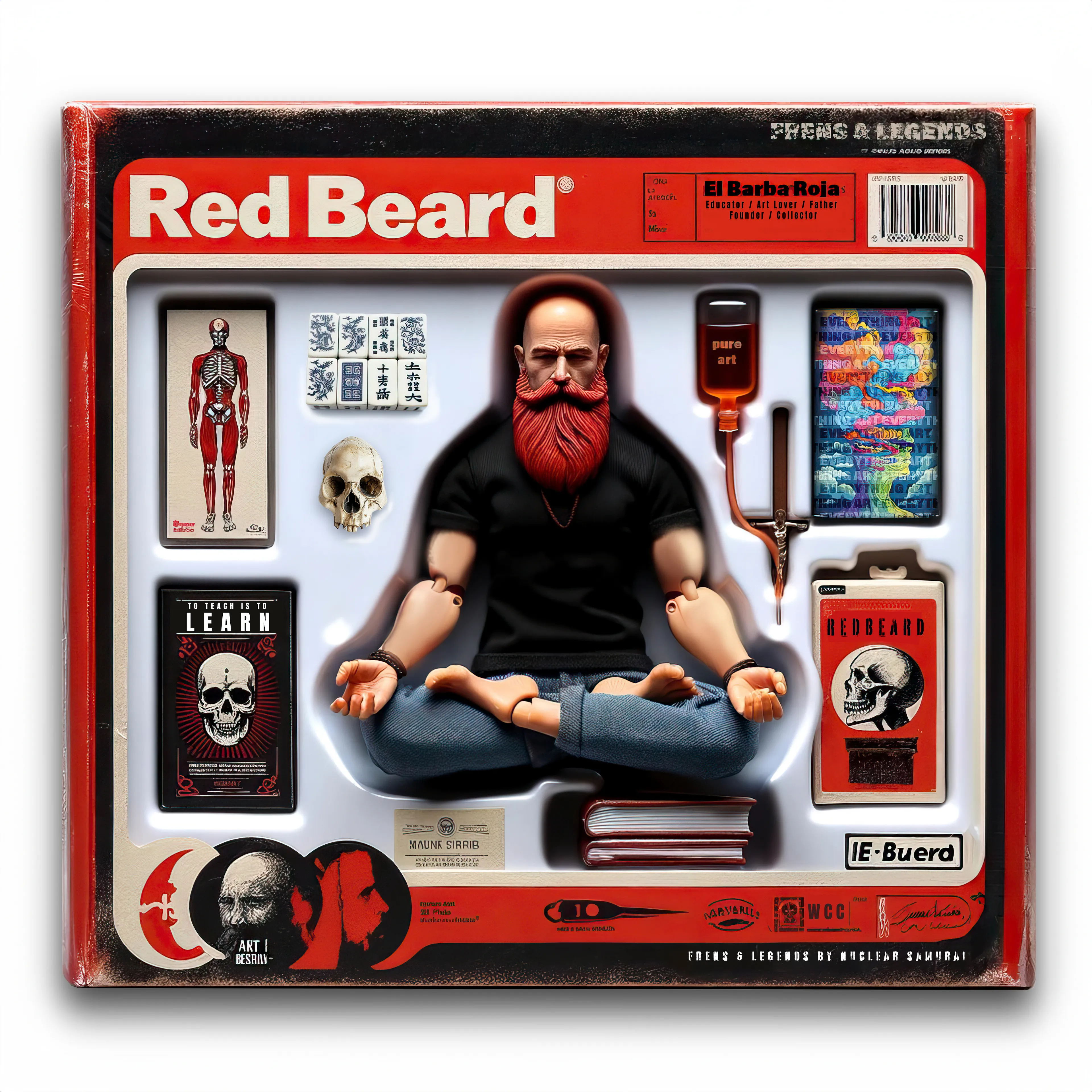Frens & Legends - Redbeard AKA El Barba Roja

The Frens and Legends collection is intended to show my appreciation for the people that I admire in the web3 art community. These are intended to be a way for me to share the way I see these people based on what I know about them.

These are mockups and not representative of a physical object. These are created with AI and Photoshop.