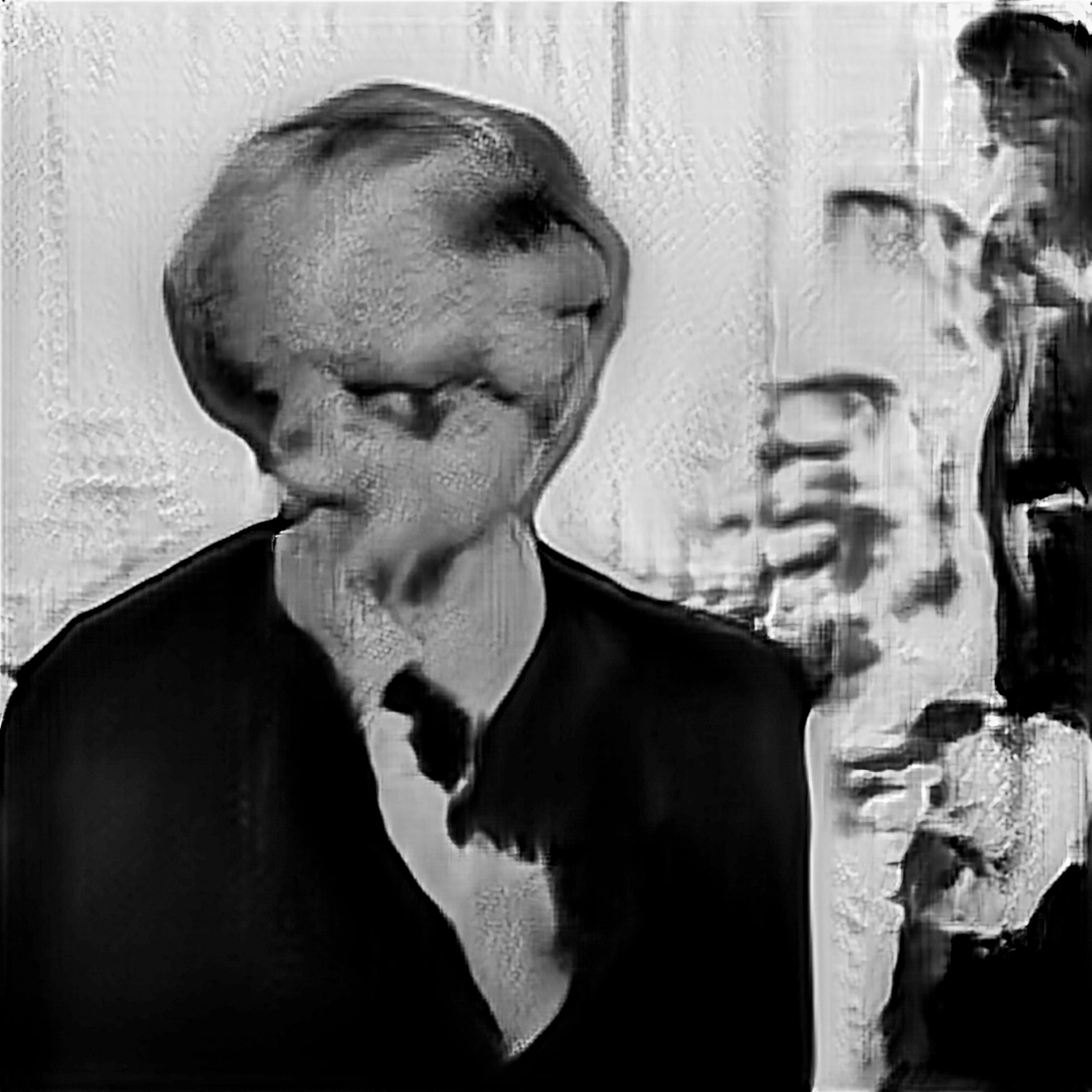2019/2023  
Image (black and white)  
1/1

Digital: 4608 × 4608 pixels  
Physical: Archival pigment on metallic paper, 16 × 16 inches

Untitled Film Stills Series 5 is a collection of 23 digital and physical images. Each Untitled Film Still is a digital file and physical artwork. The collector can receive both, or one can be archived by the artist. If a work is resold, the new collector is entitled to both the digital file and physical artwork.