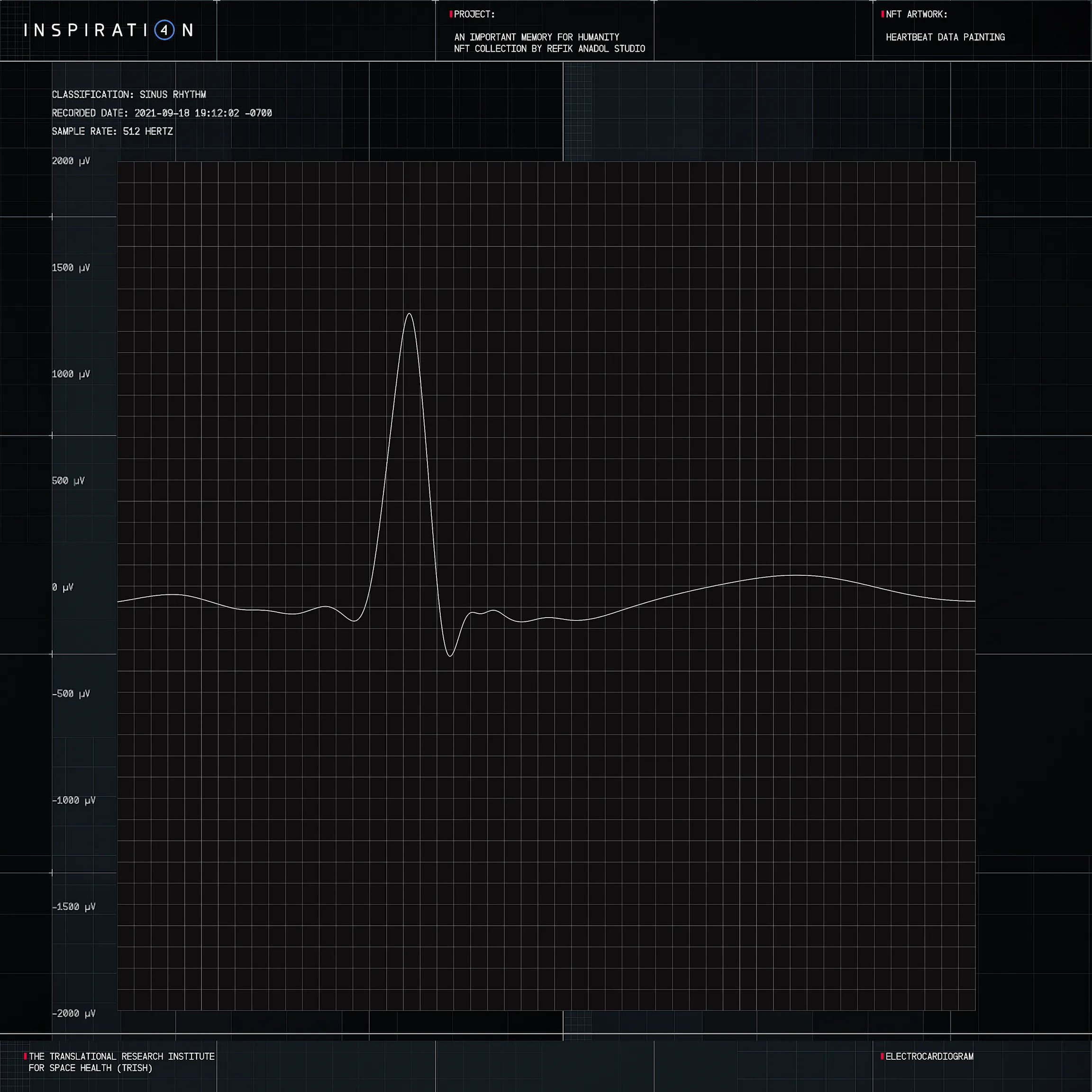 HEARTBEAT DATA PAINTING #572
