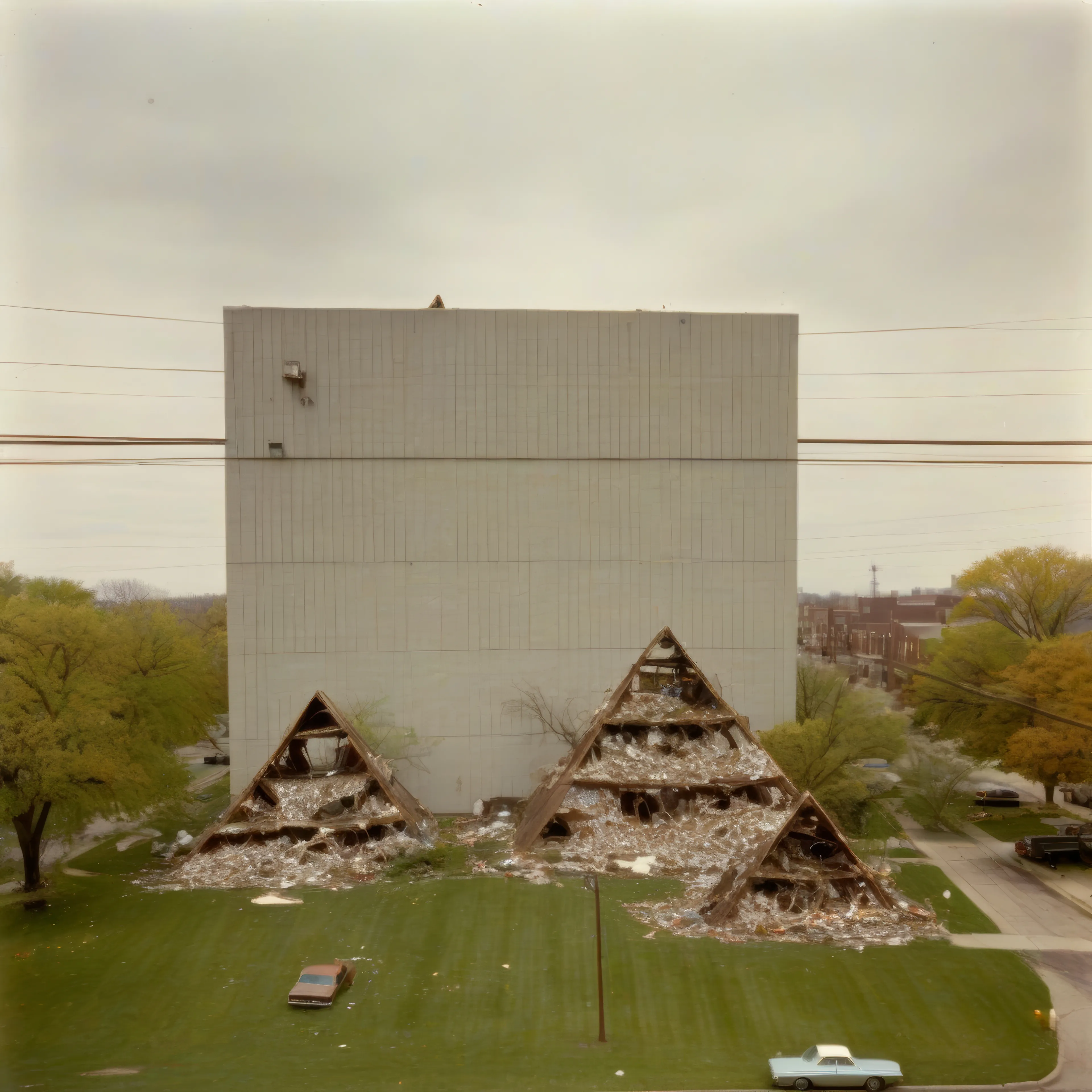 Frank Manzano’s *Proof of Form* marks a tangential departure from his subject-drive work, centering instead of formal arrangements of debris, housing materials, and post-functional architecture over 50 unique pieces.