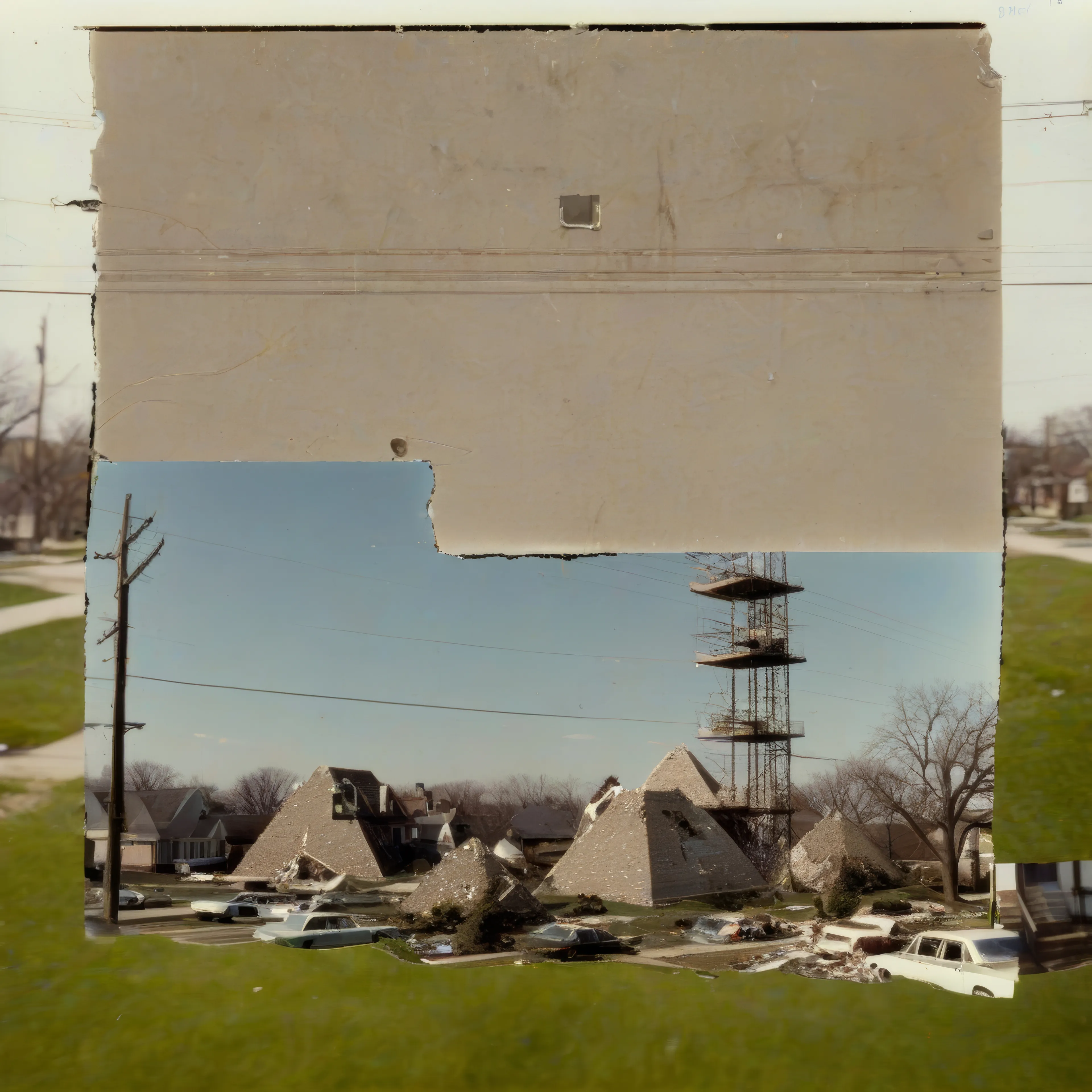 Frank Manzano’s *Proof of Form* marks a tangential departure from his subject-drive work, centering instead of formal arrangements of debris, housing materials, and post-functional architecture over 50 unique pieces.