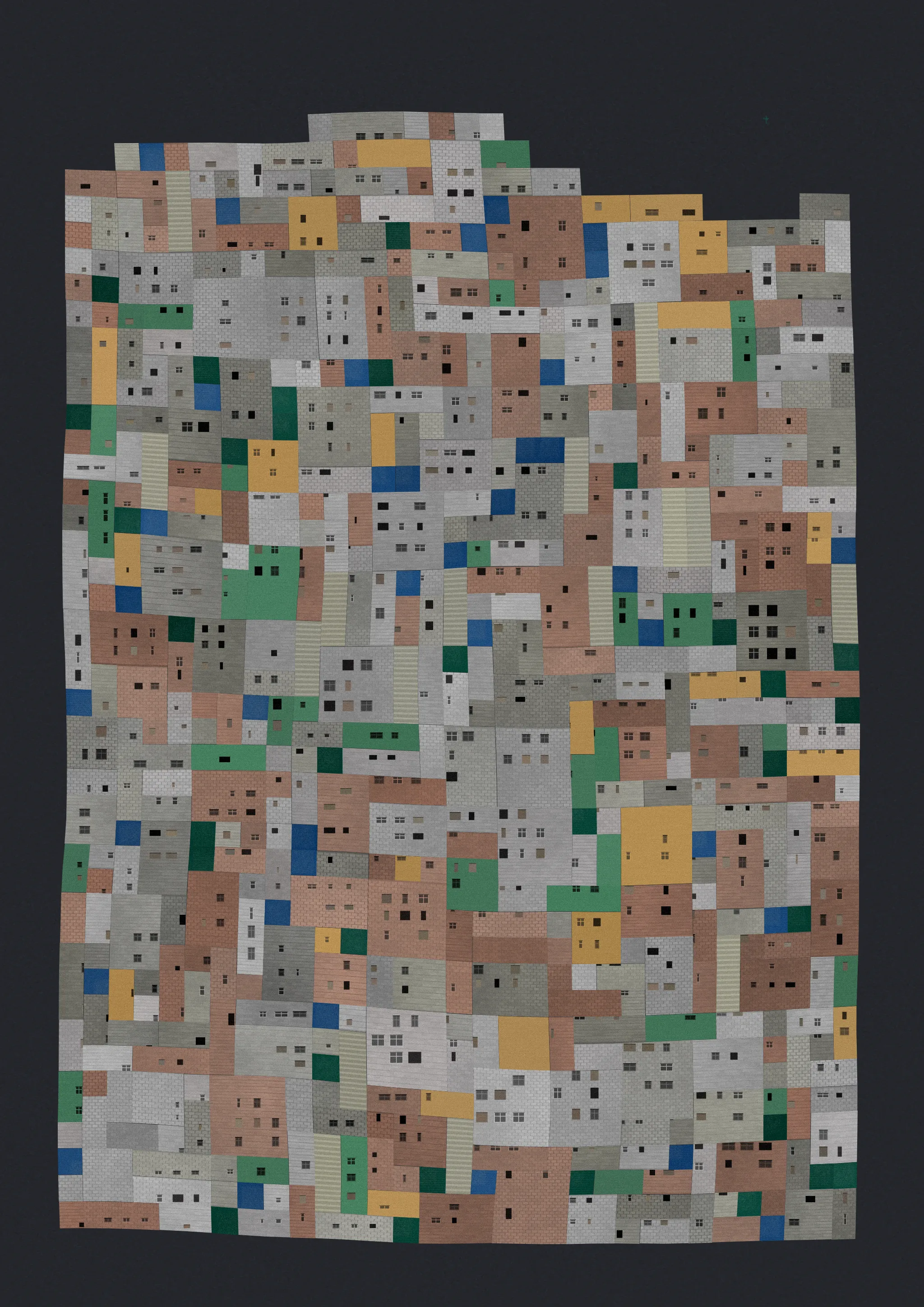 A generative project inspired by slums and all forms of unplanned urban areas.NaN

High res image: https://256art.s3.eu-central-1.amazonaws.com/mainnet/0xd2e9c0896772071cfc87aa455bcef4a794455900/max/15.png
Live view: https://256art.s3.eu-central-1.amazonaws.com/mainnet/0xd2e9c0896772071cfc87aa455bcef4a794455900/html_files/15.html