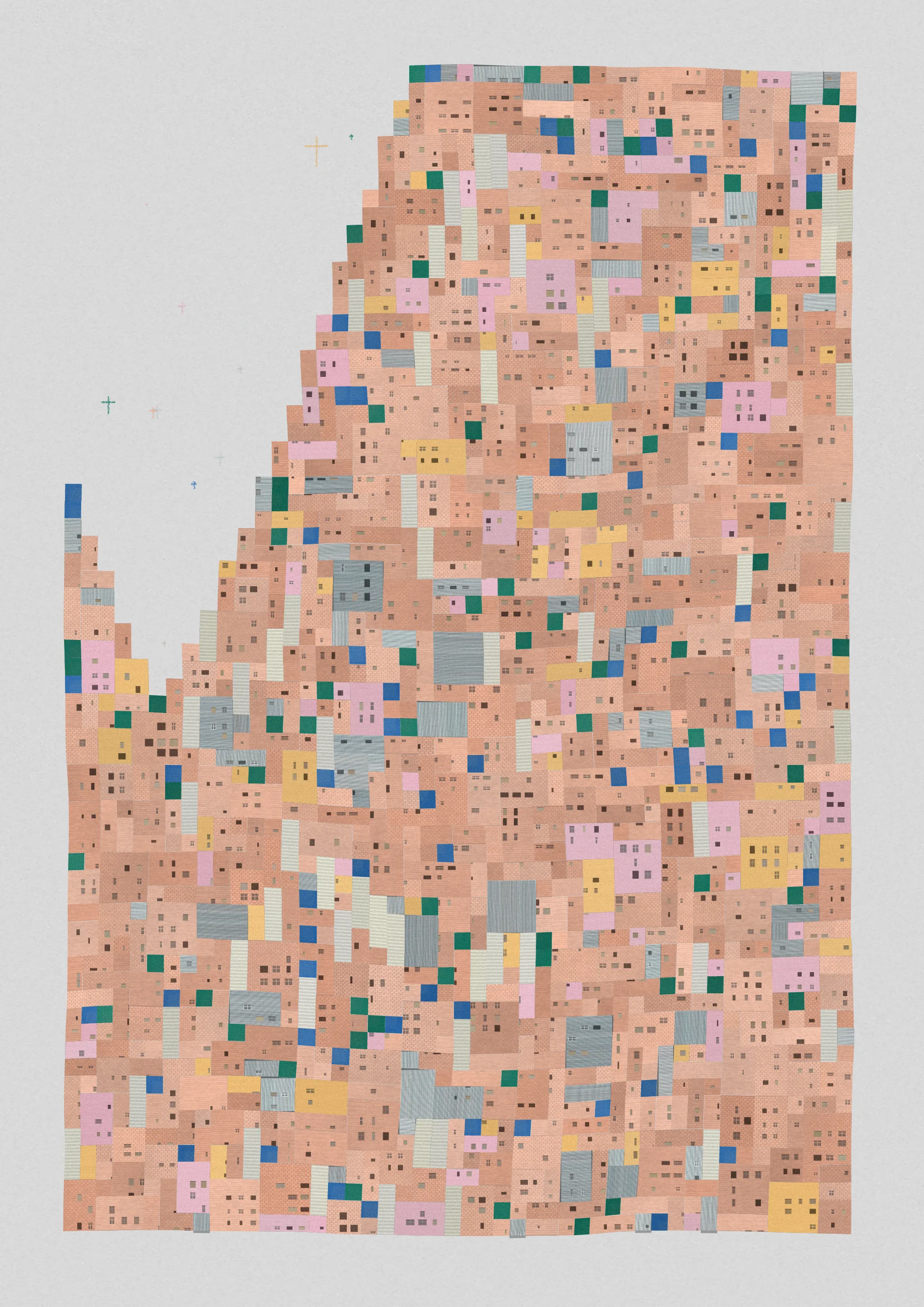 A generative project inspired by slums and all forms of unplanned urban areas.NaN

High res image: https://256art.s3.eu-central-1.amazonaws.com/mainnet/0xd2e9c0896772071cfc87aa455bcef4a794455900/max/320.png
Live view: https://256art.s3.eu-central-1.amazonaws.com/mainnet/0xd2e9c0896772071cfc87aa455bcef4a794455900/html_files/320.html