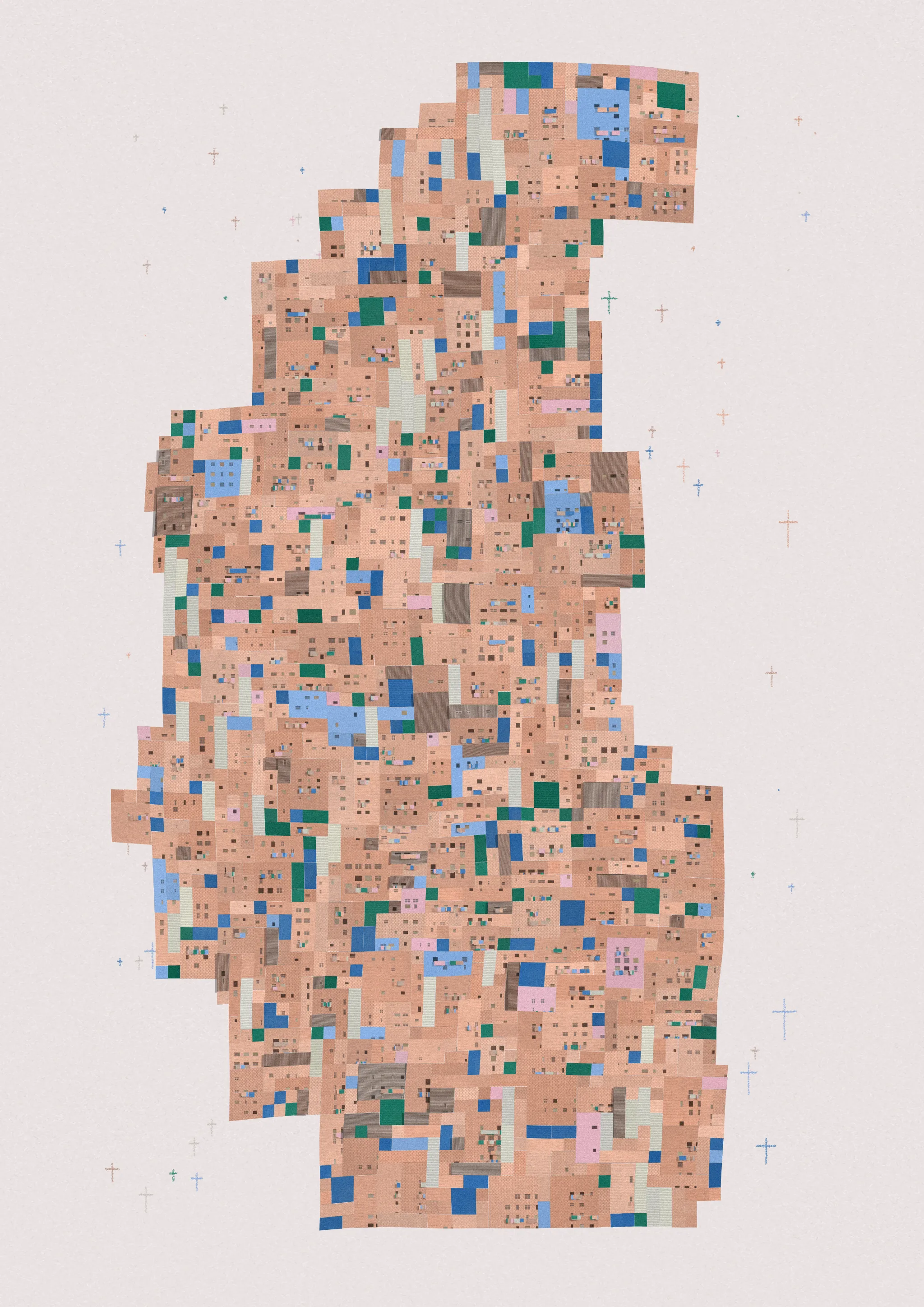 A generative project inspired by slums and all forms of unplanned urban areas.NaN

High res image: https://256art.s3.eu-central-1.amazonaws.com/mainnet/0xd2e9c0896772071cfc87aa455bcef4a794455900/max/3.png
Live view: https://256art.s3.eu-central-1.amazonaws.com/mainnet/0xd2e9c0896772071cfc87aa455bcef4a794455900/html_files/3.html