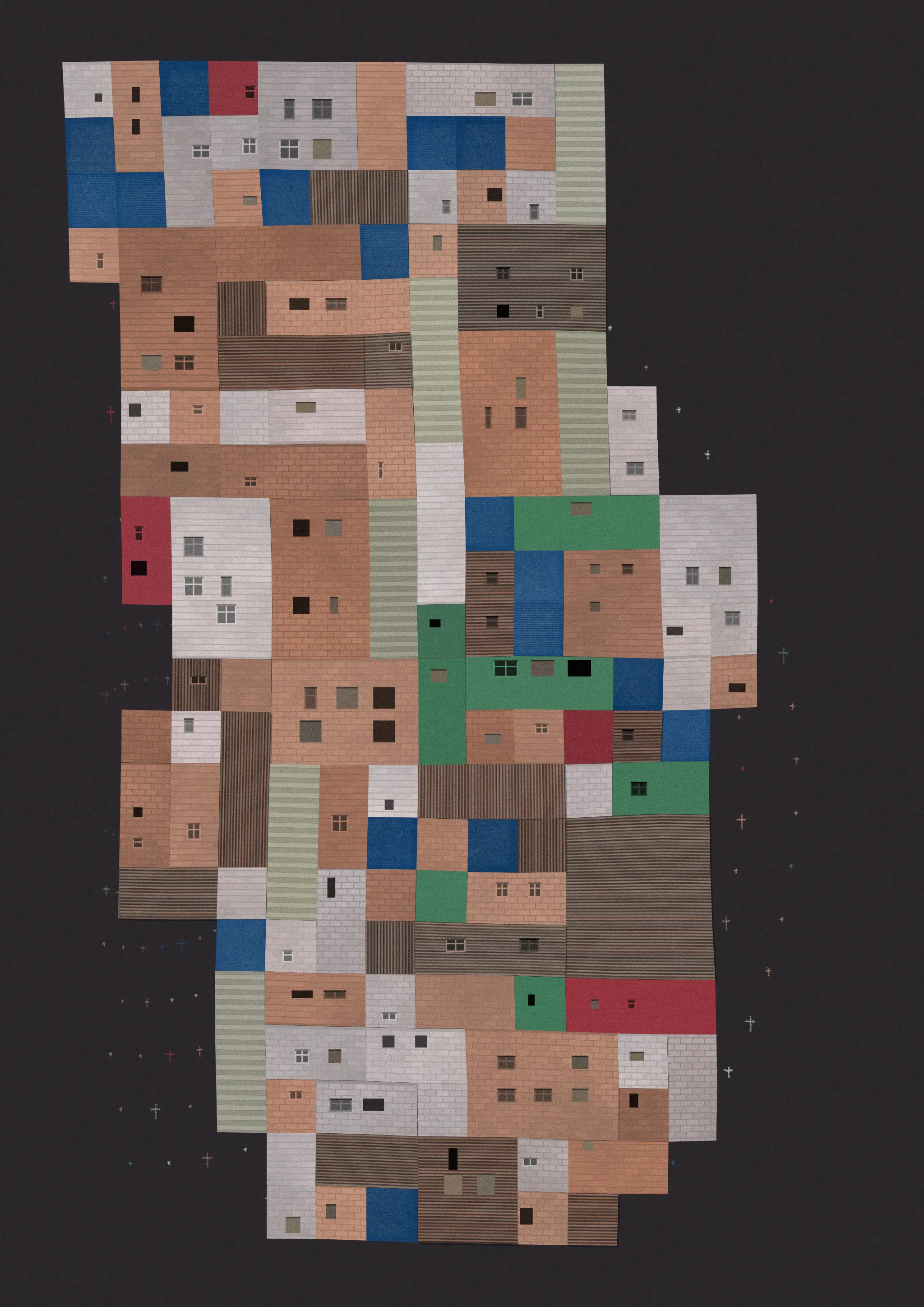 A generative project inspired by slums and all forms of unplanned urban areas.NaN

High res image: https://256art.s3.eu-central-1.amazonaws.com/mainnet/0xd2e9c0896772071cfc87aa455bcef4a794455900/max/235.png
Live view: https://256art.s3.eu-central-1.amazonaws.com/mainnet/0xd2e9c0896772071cfc87aa455bcef4a794455900/html_files/235.html