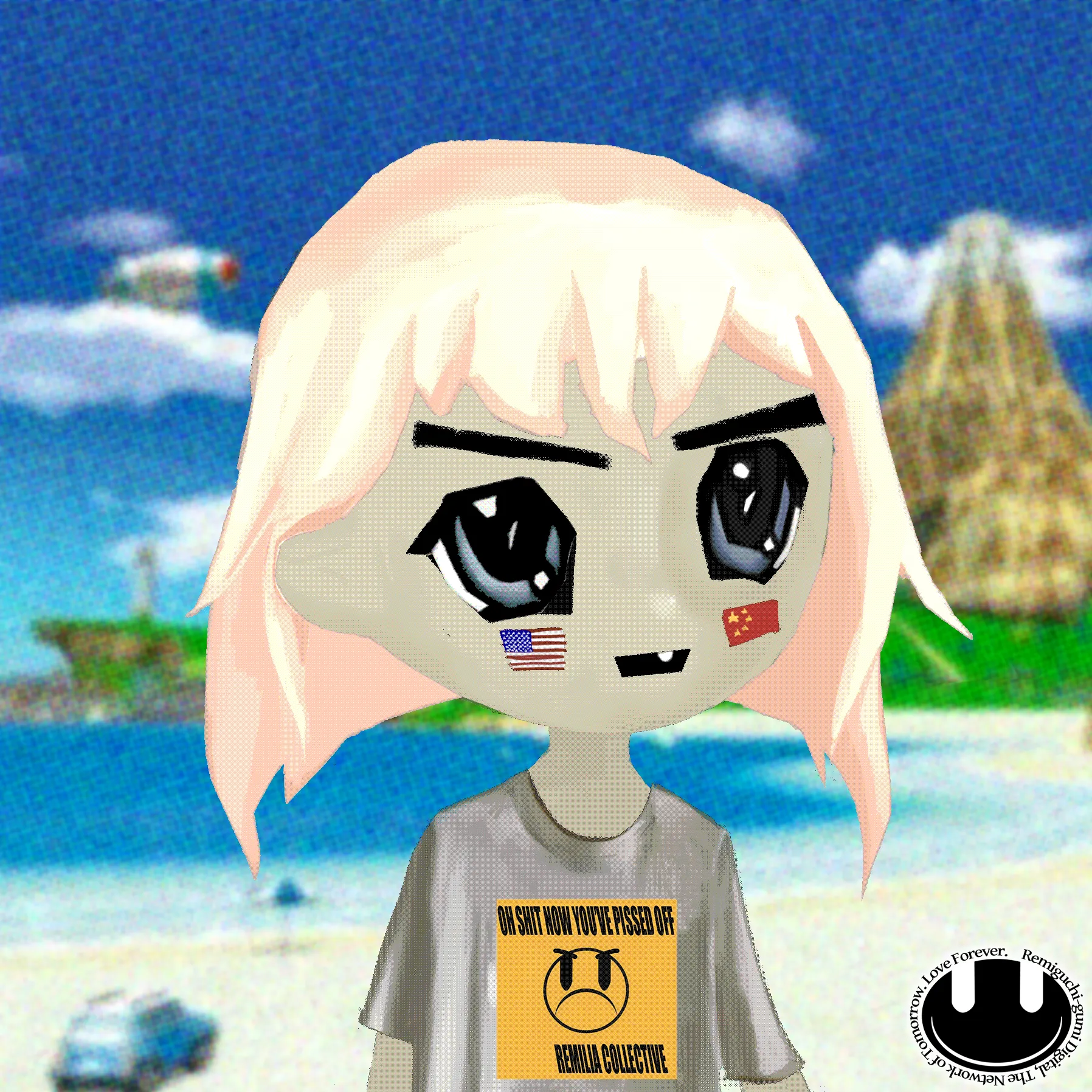 Redacted Remilio Babies is a collection of 10,000 neochibi pfpNFT's expanding the Milady Maker paradigm with the introduction of young J.I.T. energy and schizophrenic reactionary aesthetics. We are #REMILIONAIREs.