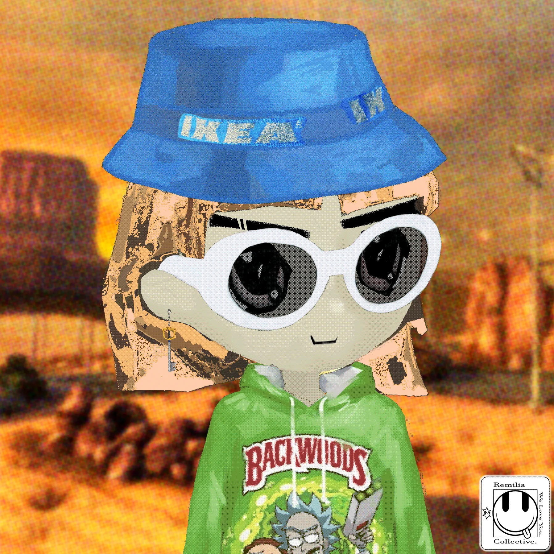 Redacted Remilio Babies is a collection of 10,000 neochibi pfpNFT's expanding the Milady Maker paradigm with the introduction of young J.I.T. energy and schizophrenic reactionary aesthetics. We are #REMILIONAIREs.