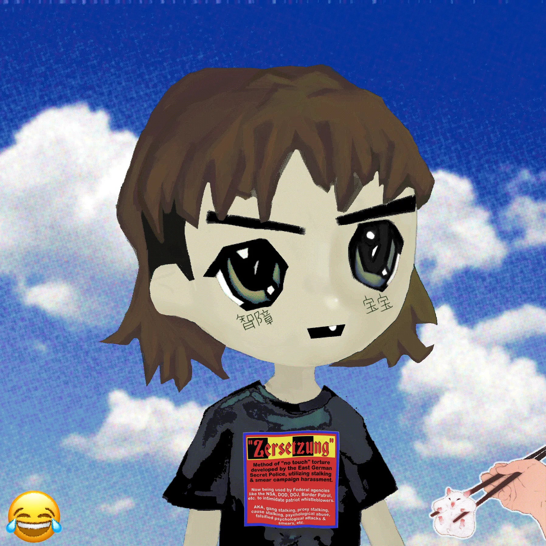Redacted Remilio Babies is a collection of 10,000 neochibi pfpNFT's expanding the Milady Maker paradigm with the introduction of young J.I.T. energy and schizophrenic reactionary aesthetics. We are #REMILIONAIREs.