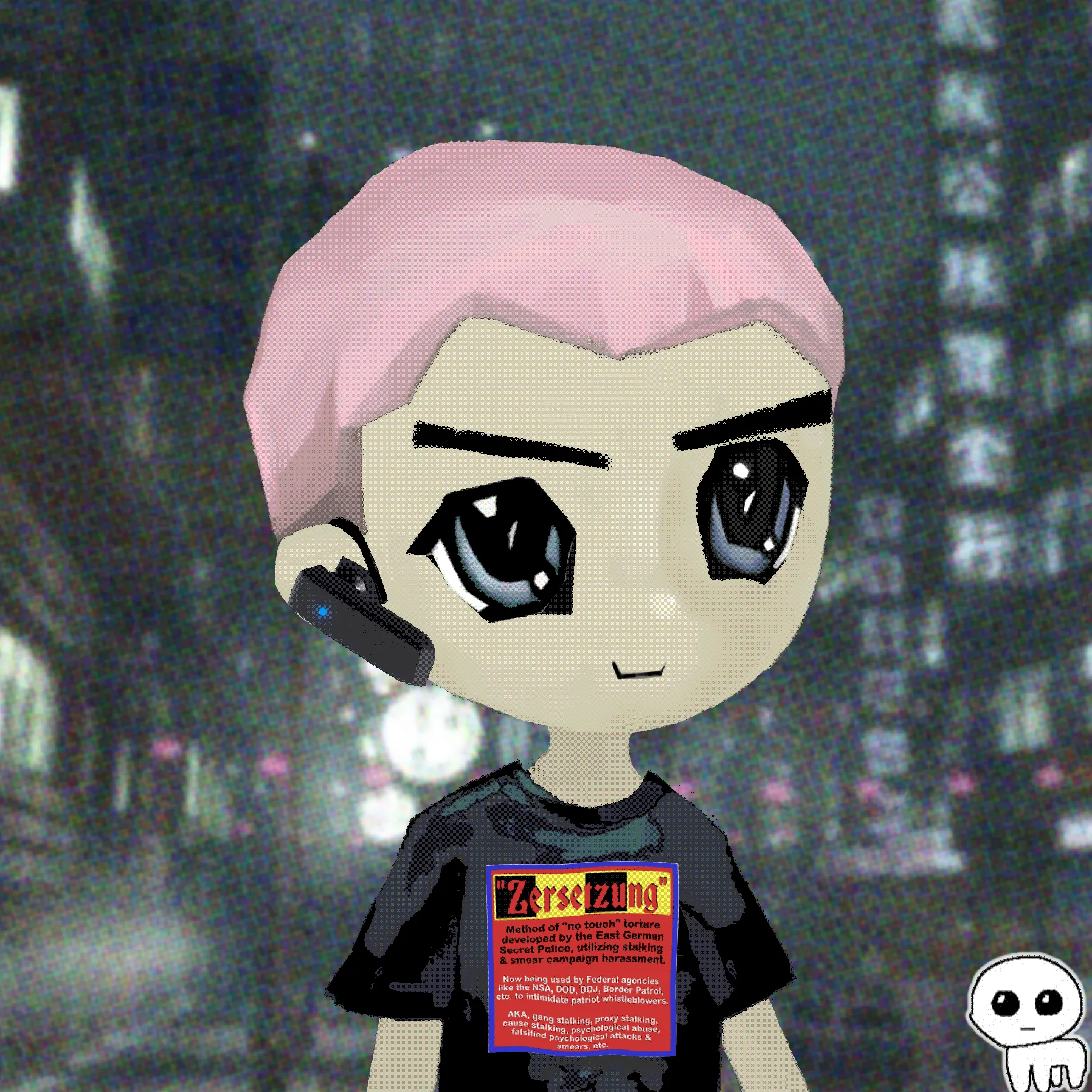 Redacted Remilio Babies is a collection of 10,000 neochibi pfpNFT's expanding the Milady Maker paradigm with the introduction of young J.I.T. energy and schizophrenic reactionary aesthetics. We are #REMILIONAIREs.