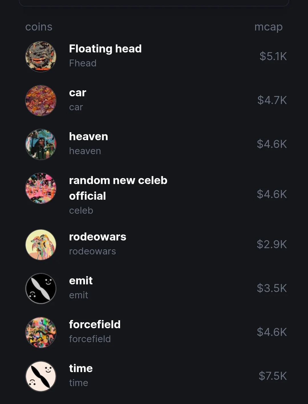 On pump dot fun
They all failed somehow 
But they were all beautiful 