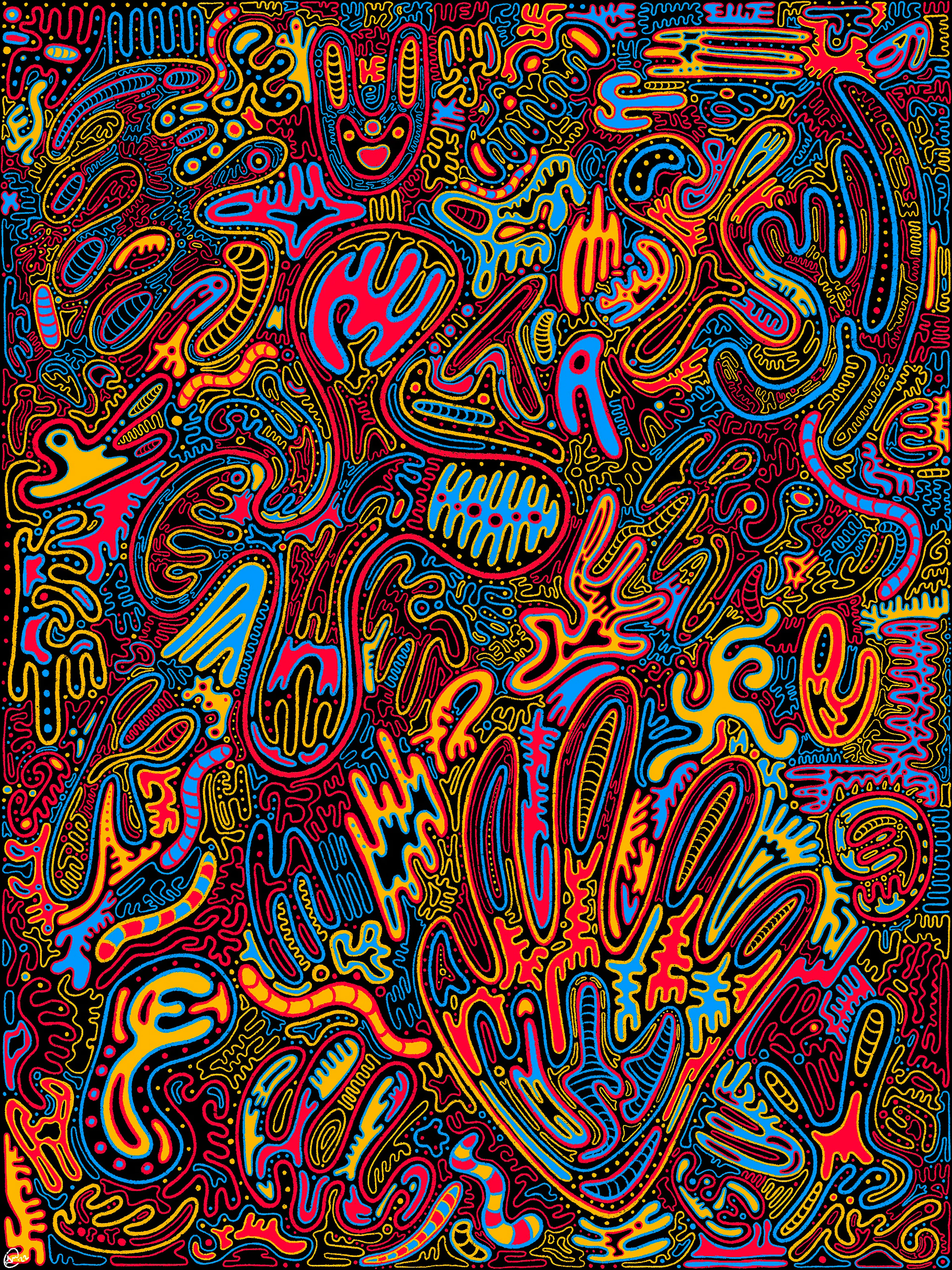 the details in this doodle are extreme

The seventh doodle created by Shay The Surrealist.