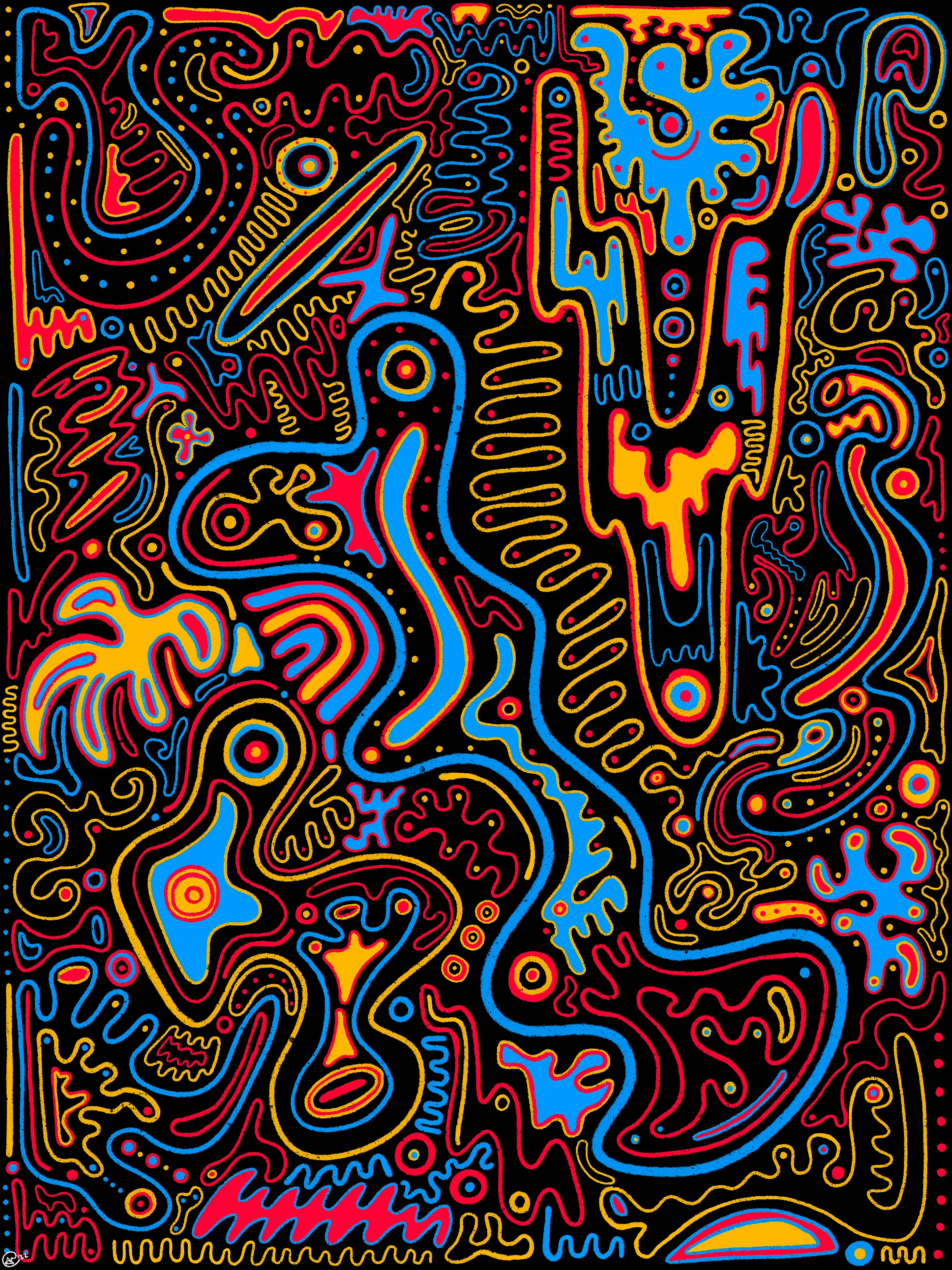 this doodle has a lil drip to it

The third doodle created by Shay The Surrealist.