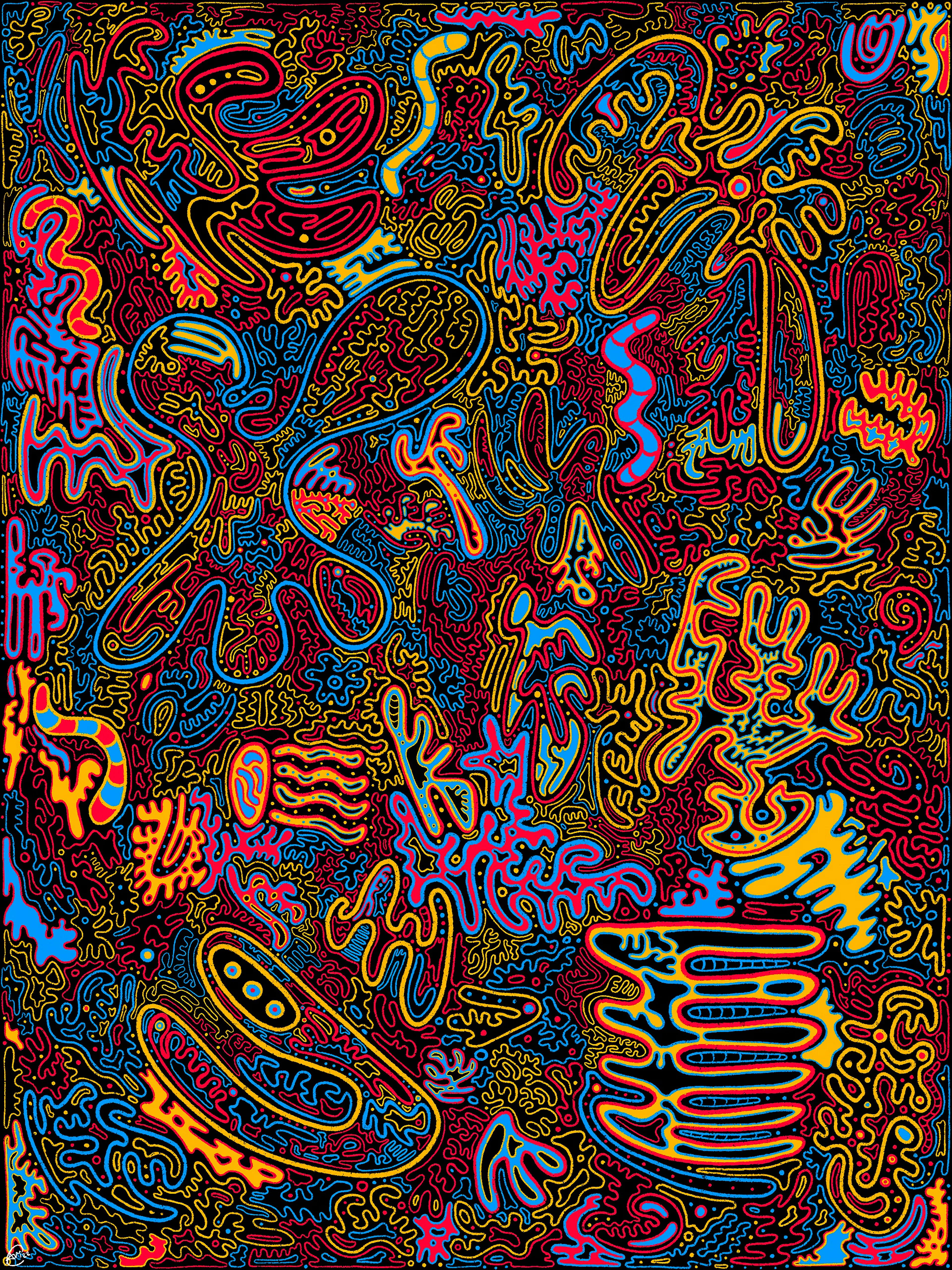 a peak inside the universe, if the universe was made of doodles

The eighth doodle created by Shay The Surrealist.