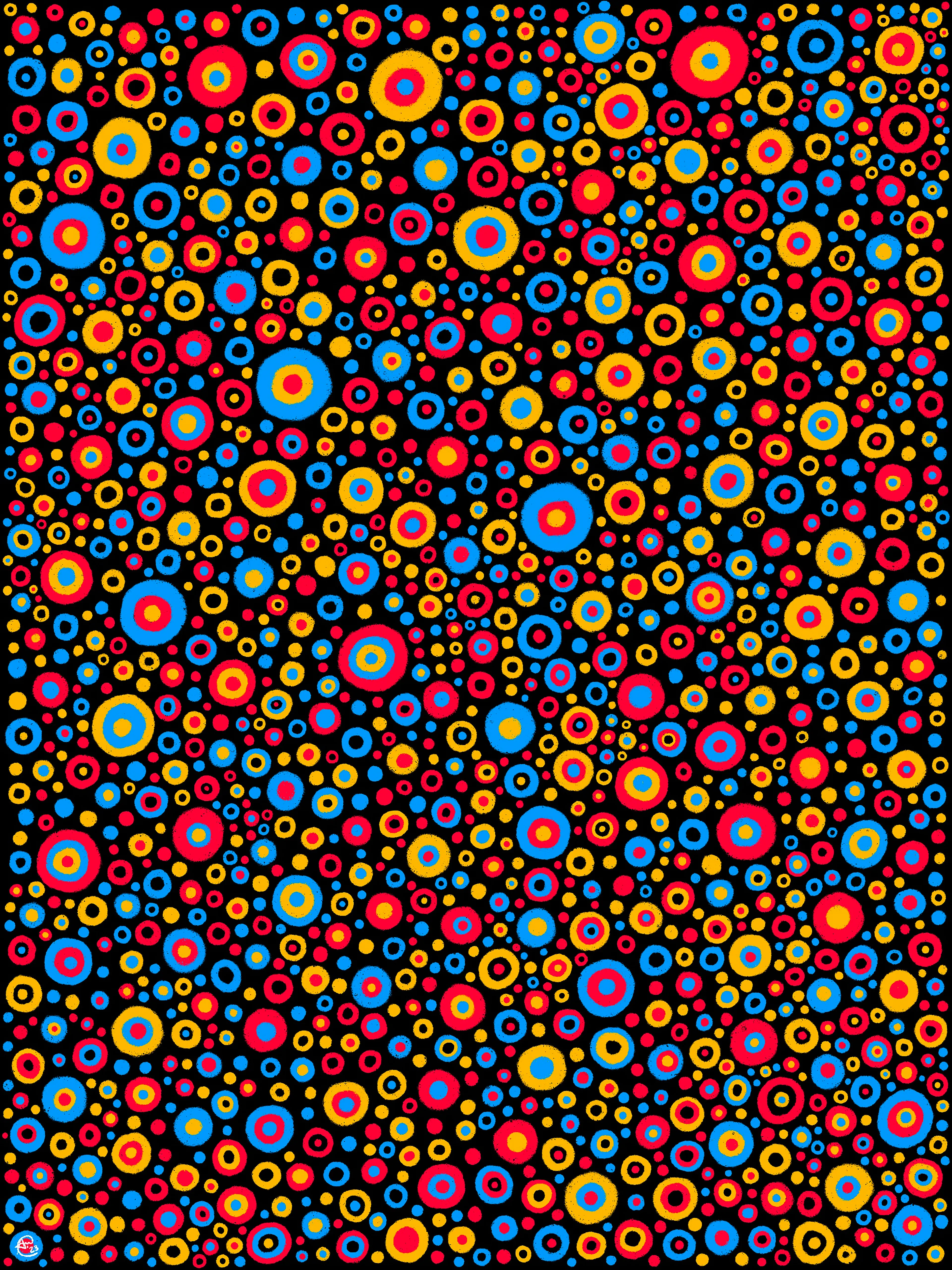 the most polka dotty doodle ever

The thirty-first doodle created by Shay The Surrealist.