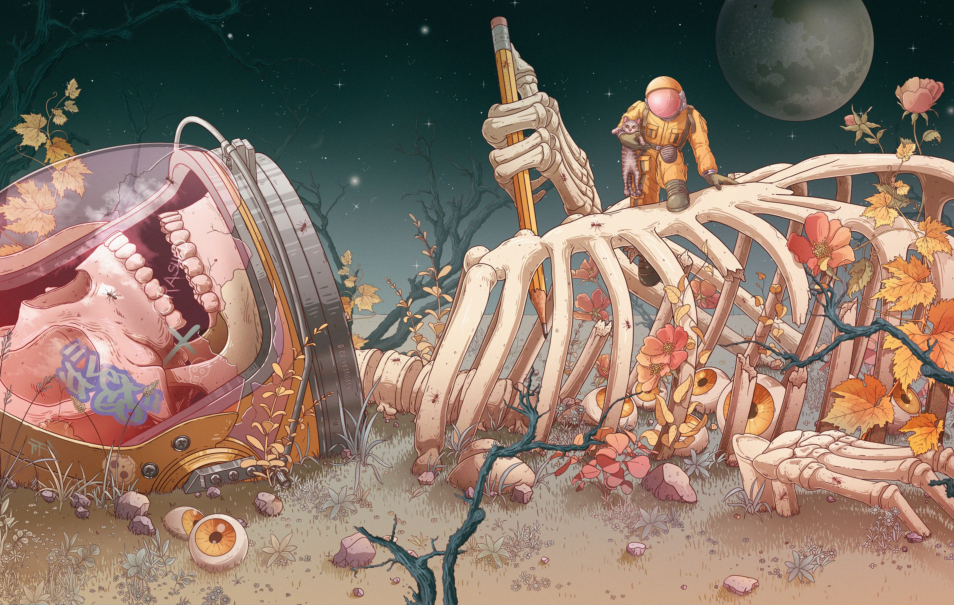 Well I did. I died by my own hand, I was both the culprit and the victim. I've been trying to leave the crime scene for a long time, but for some reason it was terribly difficult for me. It would be hard to say whether it was fear or grief that held me back. 

I smiled gently with the pain of the final goodbye, My heart skipped a beat for a moment. 
Now I take everything and leave everything here,
Maybe I have never been and never am...


6495x4117 px
300 dpi