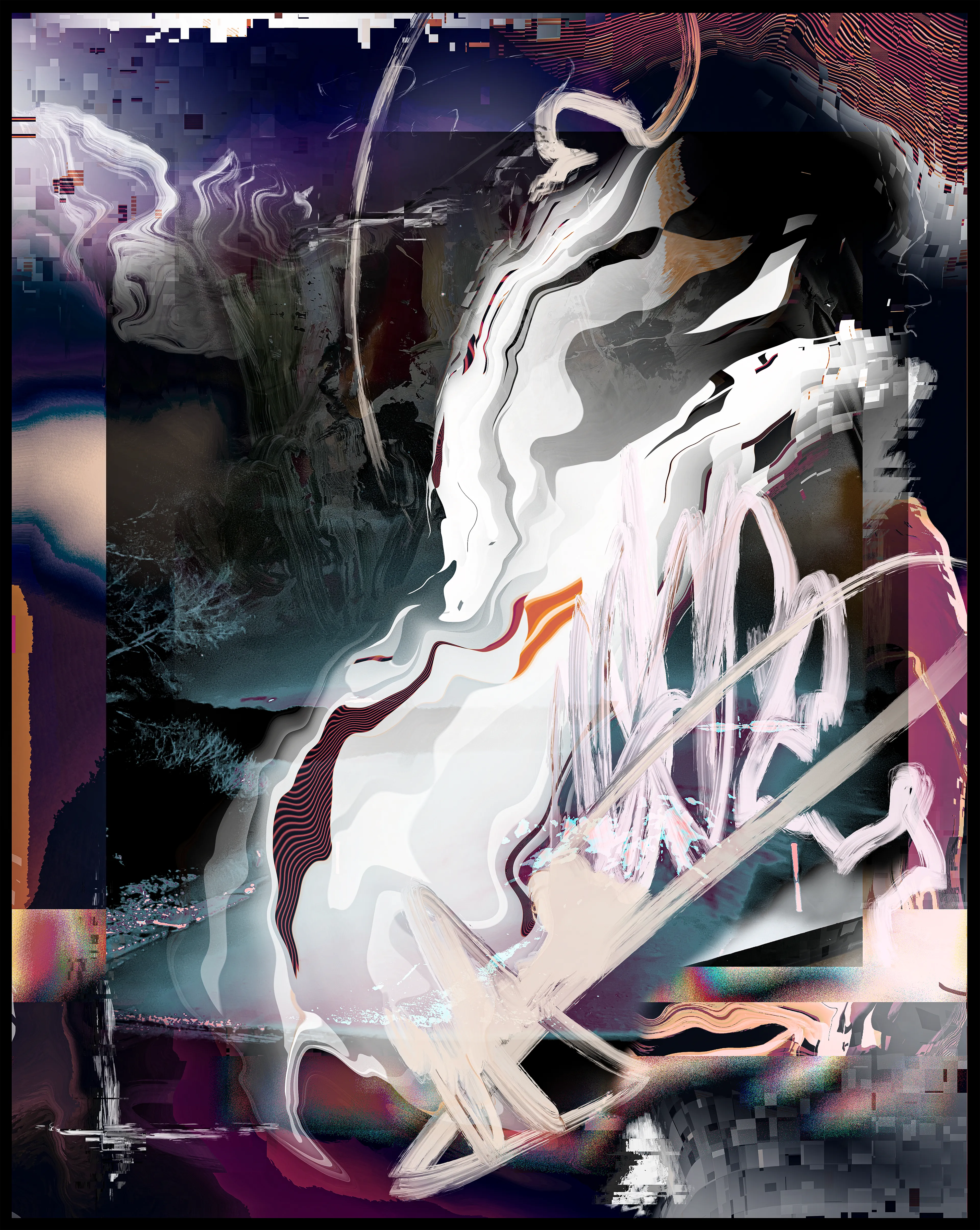 "Kingdom of Silence"
1/1
2023

Created for the inaugural Flannel Collective exhibition "We Own The Night" - 09.02.23

4200x5274px at 300dpi.

"The evening draws in with indigo hues, cloaking the vista in familiar silence. 

Waves lap the shingle shoreline, falling away to renew. 

Smoke unfurls across the bay like a discarded cigarette left in an ashtray,  inviting the chance to reflect. 

We own the night." - JA '23
