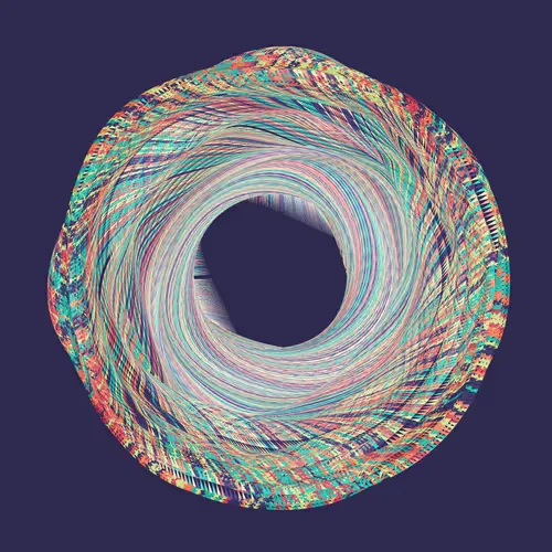 Blóm is a long-form generative art series by [lucastswick](https://generativeartist.com/) exploring the process of introspection. Particles have intention but their paths are altered by exterior forces, creating tension between peaceful meanderings and chaotic disruptions. Just like real life.