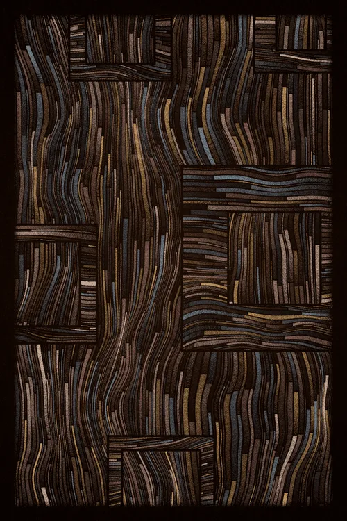 Rich Poole’s Kakano is an exploration of texture inspired by the practice of charcoal rubbing. Millions of individual points combine with geometry and motion to create unpredictable and fascinating compositions.