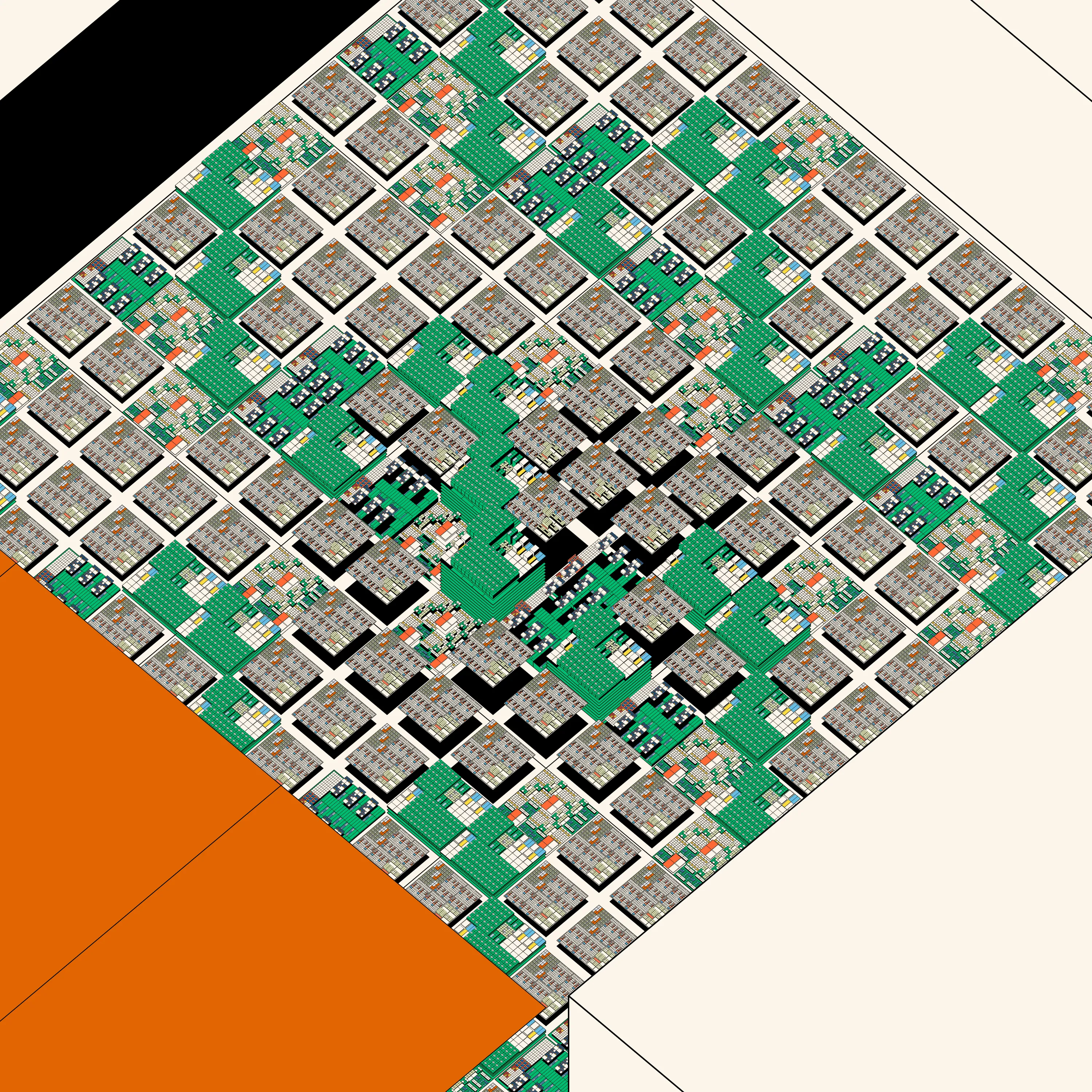 The Decagon is the infinitely evolving, always unique, and eternally open membership token of the Decaverse. Designed by Kjetil Golid.