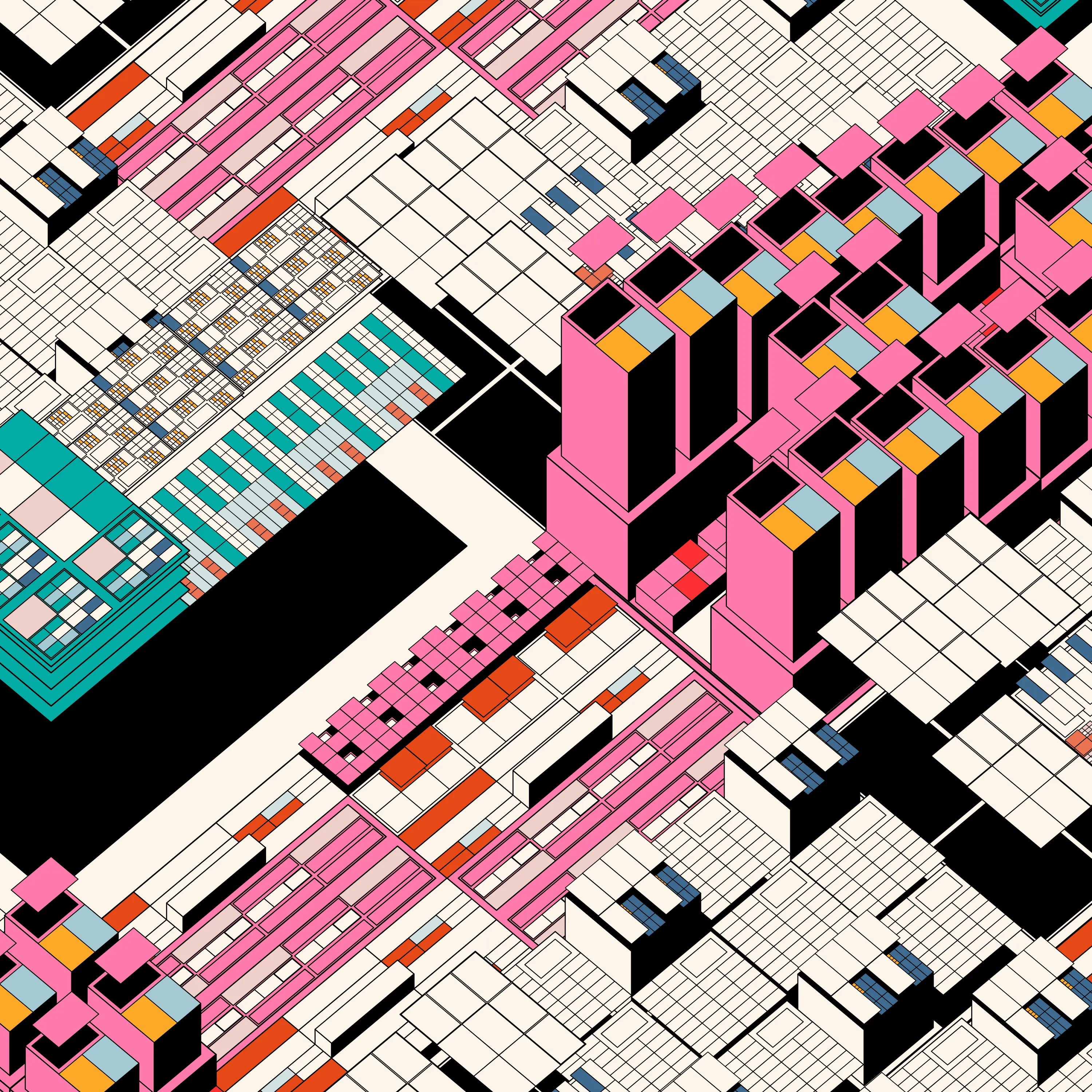 The Decagon is the infinitely evolving, always unique, and eternally open membership token of the Decaverse. Designed by Kjetil Golid.