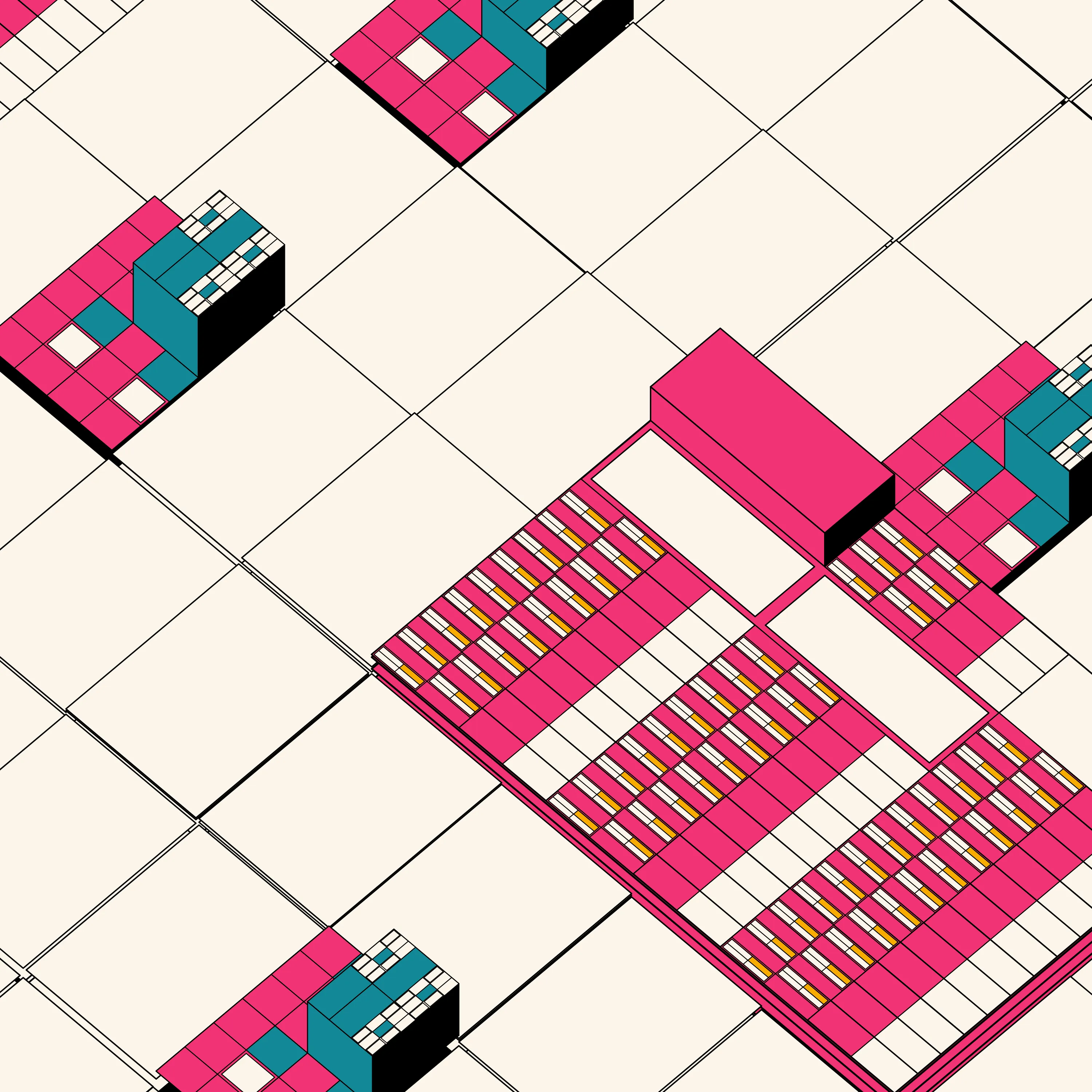 The Decagon is the infinitely evolving, always unique, and eternally open membership token of the Decaverse. Designed by Kjetil Golid.