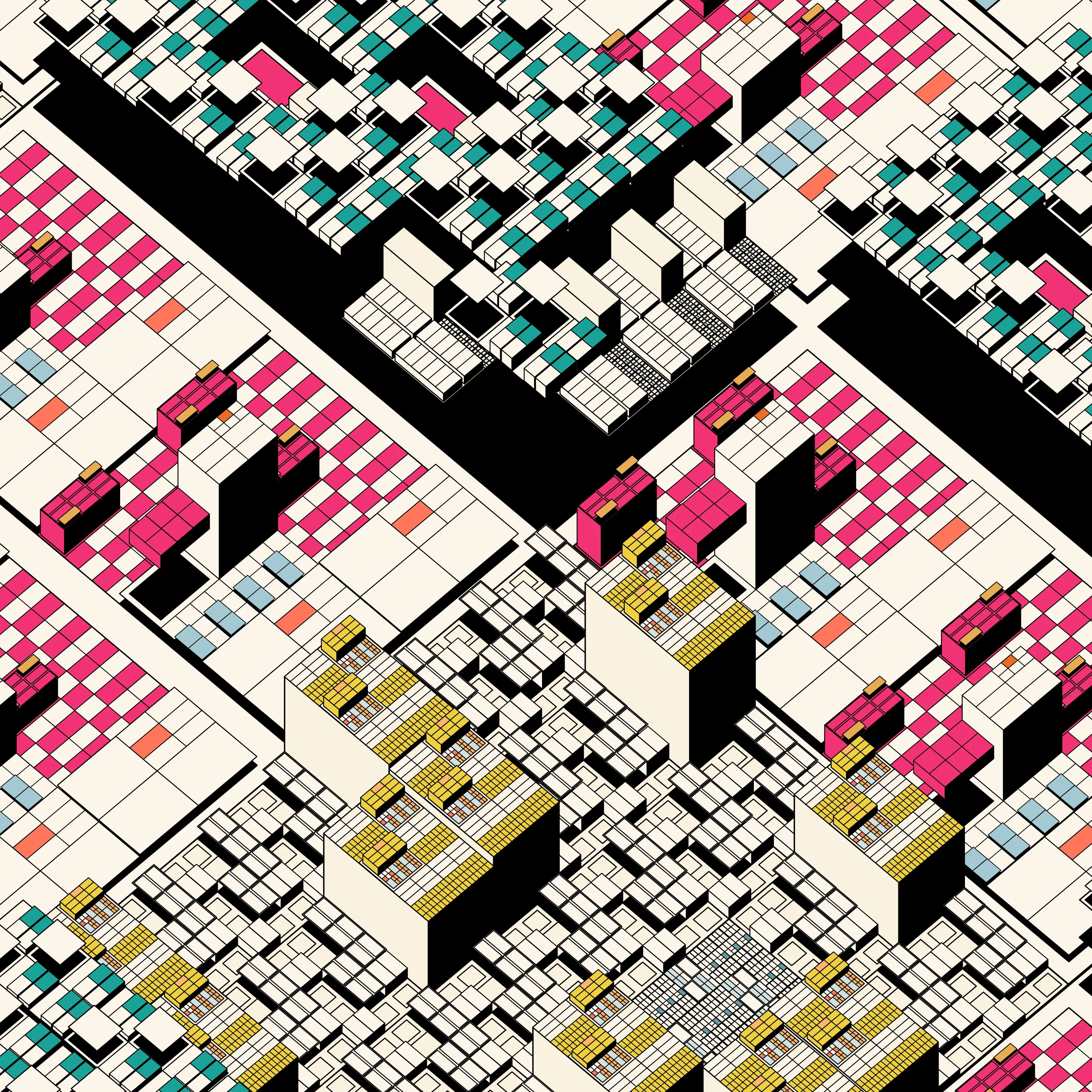 The Decagon is the infinitely evolving, always unique, and eternally open membership token of the Decaverse. Designed by Kjetil Golid.