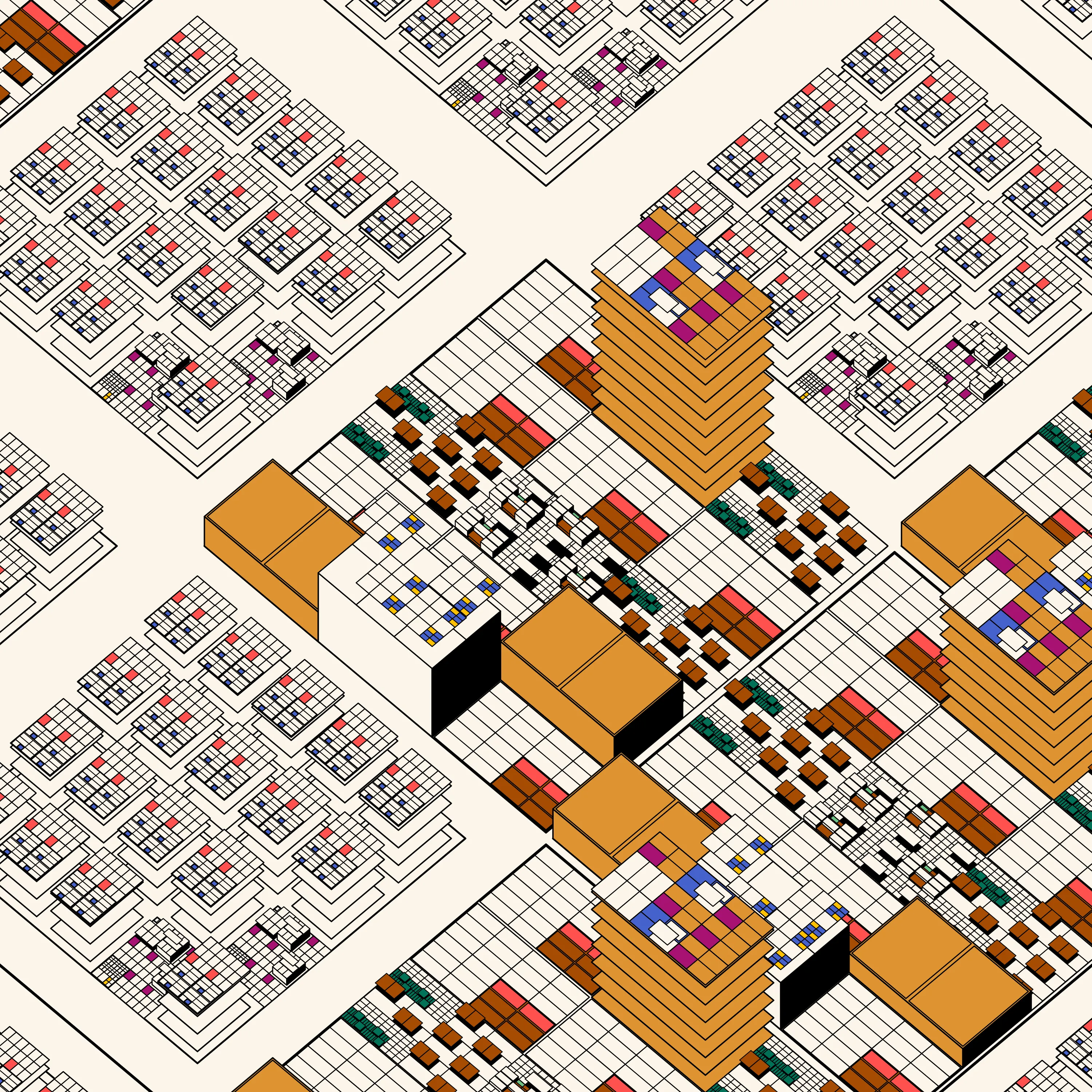The Decagon is the infinitely evolving, always unique, and eternally open membership token of the Decaverse. Designed by Kjetil Golid.