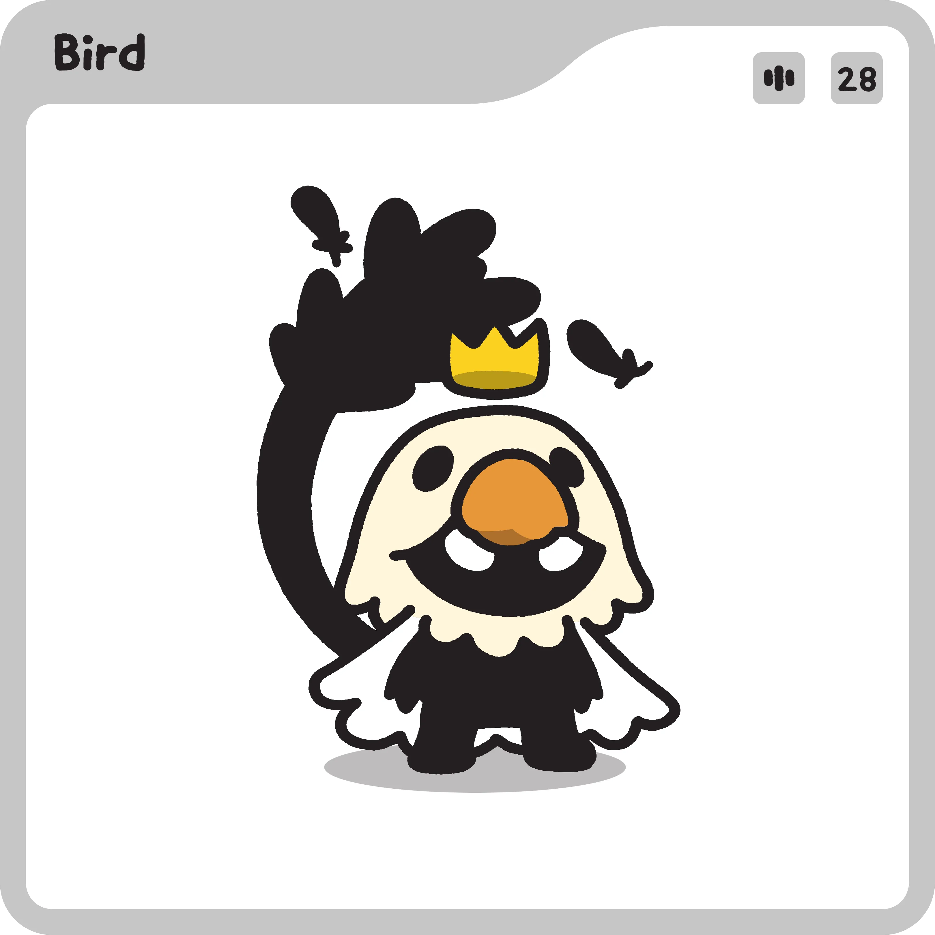 Bones is your mischievous phantom companion, part of the exclusive first edition SideKX release on the Ethereum blockchain. This character features a shadowy aesthetic with a ghostly twist, primarily cloaked in black with a striking purple cloak for added vibrancy. His most distinctive trait is his tail, which takes the form of a spectral hand, capable of wielding weapons and executing playful pranks with finesse. Bones possesses a cunning mind and aids Kira in crafting and executing clever plans, all while delighting in practical jokes and mischief-making that will keep you on your toes.. or tails.