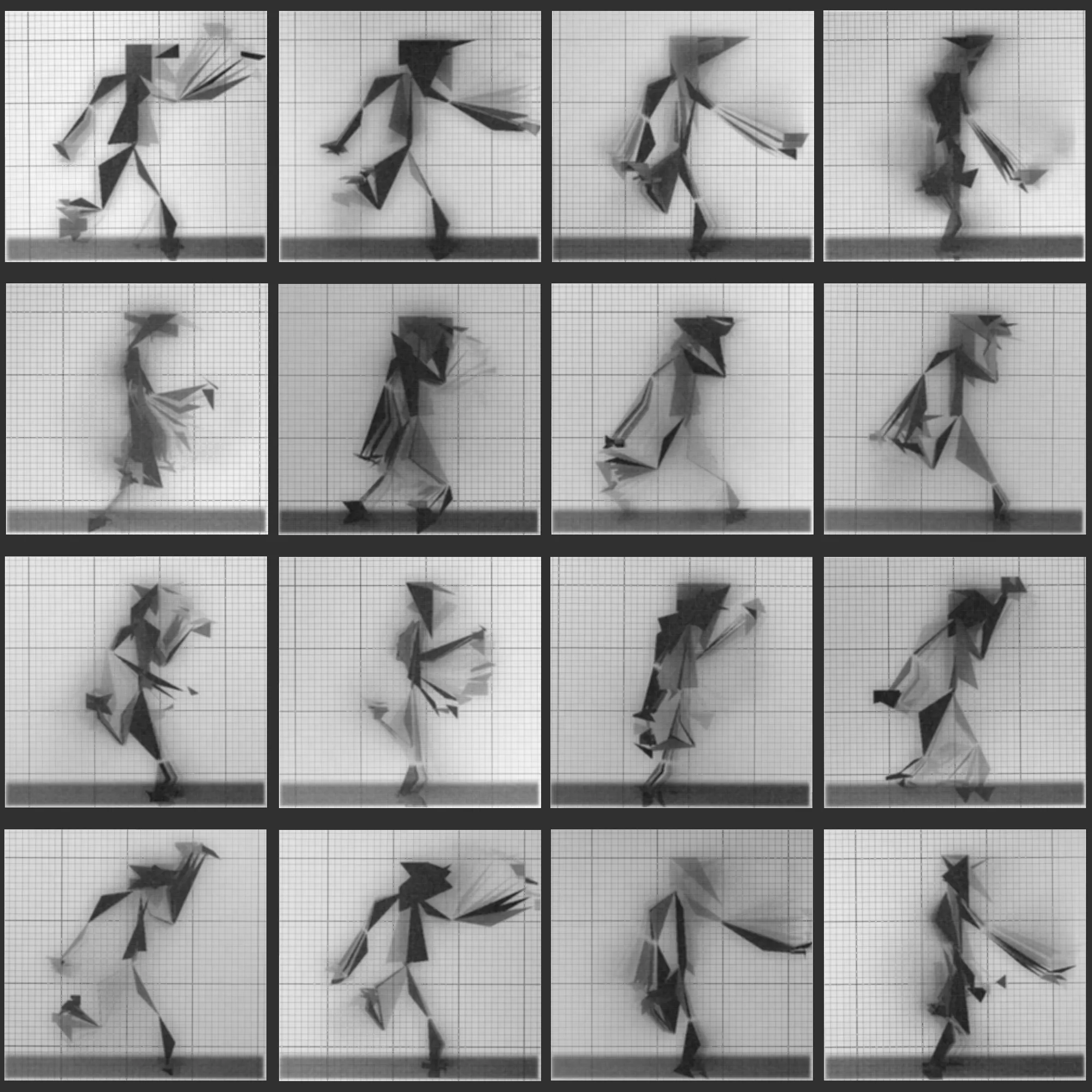 DEAFBEEF: Chronophotograph - Token 181

Chronophotograph is the companion collection to Vol. 2, Series 1 - Noumenon. This work is made in support of The Los Angeles County Museum of Art's Art and Technology Lab, in collaboration with Cactoid Labs, presented in dialogue with the chronophotopgraphic work of Eadweard Muybridge in the LACMA archives.

On a time locked schedule, a blockchain transaction can be triggered to metaphorically "capture" an observation of a Noumenon, minting a new ERC721 token in this companion series. The blocknumber serves as the seed for a deterministic program to generate an image in the style of Muybridge's chronophotographs, representing the attempt to transcend sensory limitations through the use of technology.

Viewers are encouraged to reflect on the perception of time, consensus reality, photography and blockchain as sources of objective truth, limitations thereof.
