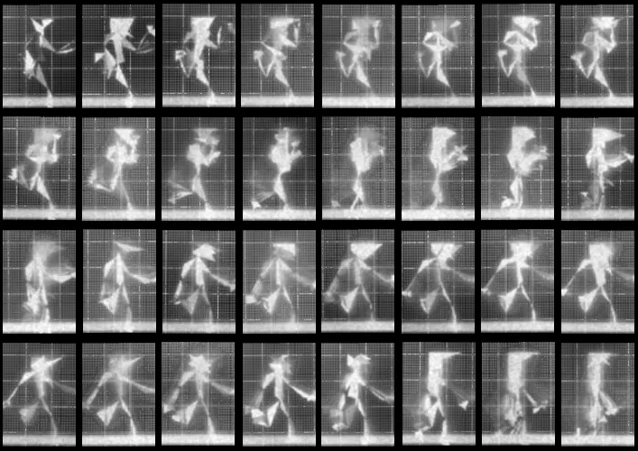 DEAFBEEF: Chronophotograph - Token 60

Chronophotograph is the companion collection to Vol. 2, Series 1 - Noumenon. This work is made in support of The Los Angeles County Museum of Art's Art and Technology Lab, in collaboration with Cactoid Labs, presented in dialogue with the chronophotopgraphic work of Eadweard Muybridge in the LACMA archives.

On a time locked schedule, a blockchain transaction can be triggered to metaphorically "capture" an observation of a Noumenon, minting a new ERC721 token in this companion series. The blocknumber serves as the seed for a deterministic program to generate an image in the style of Muybridge's chronophotographs, representing the attempt to transcend sensory limitations through the use of technology.

Viewers are encouraged to reflect on the perception of time, consensus reality, photography and blockchain as sources of objective truth, limitations thereof.
