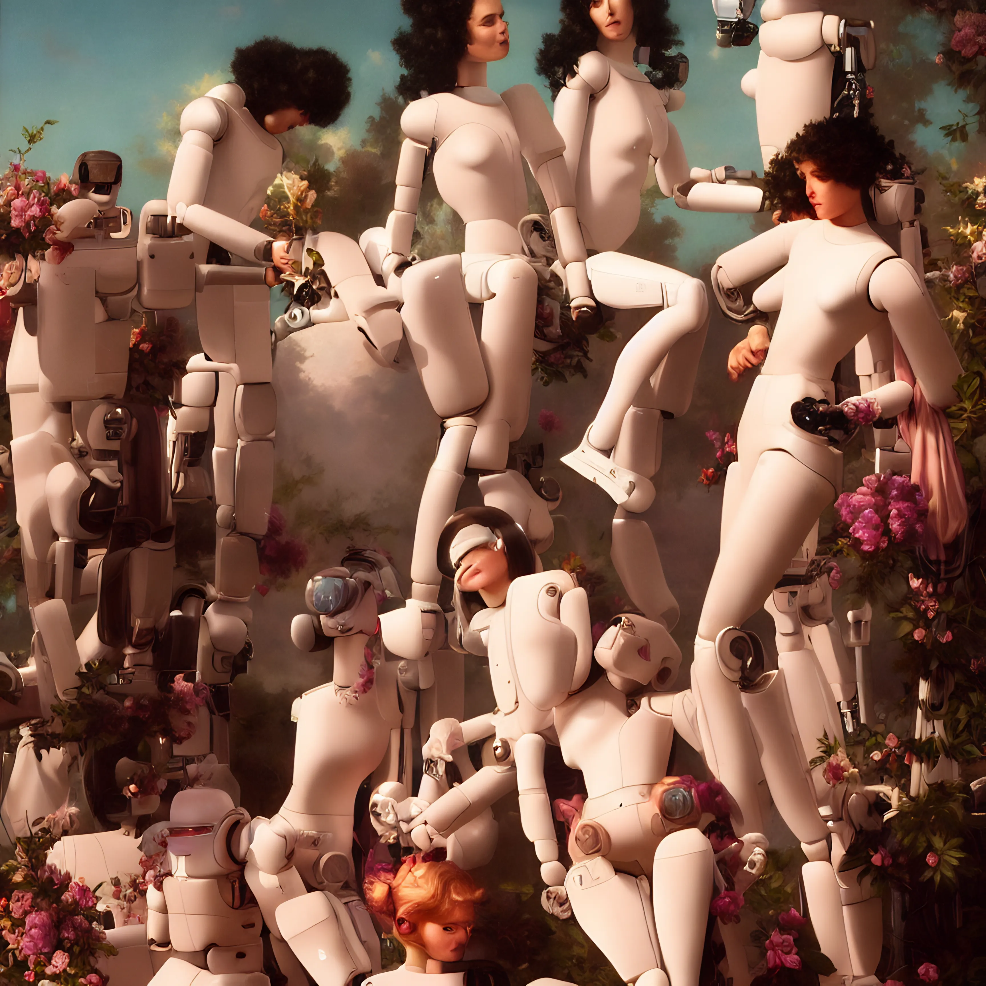 "Speciesism" by Obvious group 69 iterations 18/07/2023  
============================================================  
  
This collection explores the intimate relationship between human and machine. It invites the viewer to question the categorization of intelligent forms into species. As a result, this series questions our relationship towards other species, from the exploitation of animals to ensure our food chain, to the current debate around new rising forms of intelligence in the machine learning field. This series refers to the book by Philip K. Dick, “Do Androids Dream of Electric Sheep?”, particularly to the sexual scene after which the main character starts feeling empathetic for androids, a species he has been hunting until that moment. While science fiction has led us to personify AI, the recent research breakthroughs in this field leads to a display of excitement and fear towards these technologies. We are still far from having developed a new form of consciousness, but we should already ask ourselves if this is the ideal we wish to reach for, and if so, how we plan to interact with this new species.  
* * *  
  
*"Speciesism"* will be presented as fixed price on July 18, 2023, at 8 pm (CET) on https://0kai.k011.com, offering AI art followers an opportunity to acquire this remarkable, yet provocative collection.  
