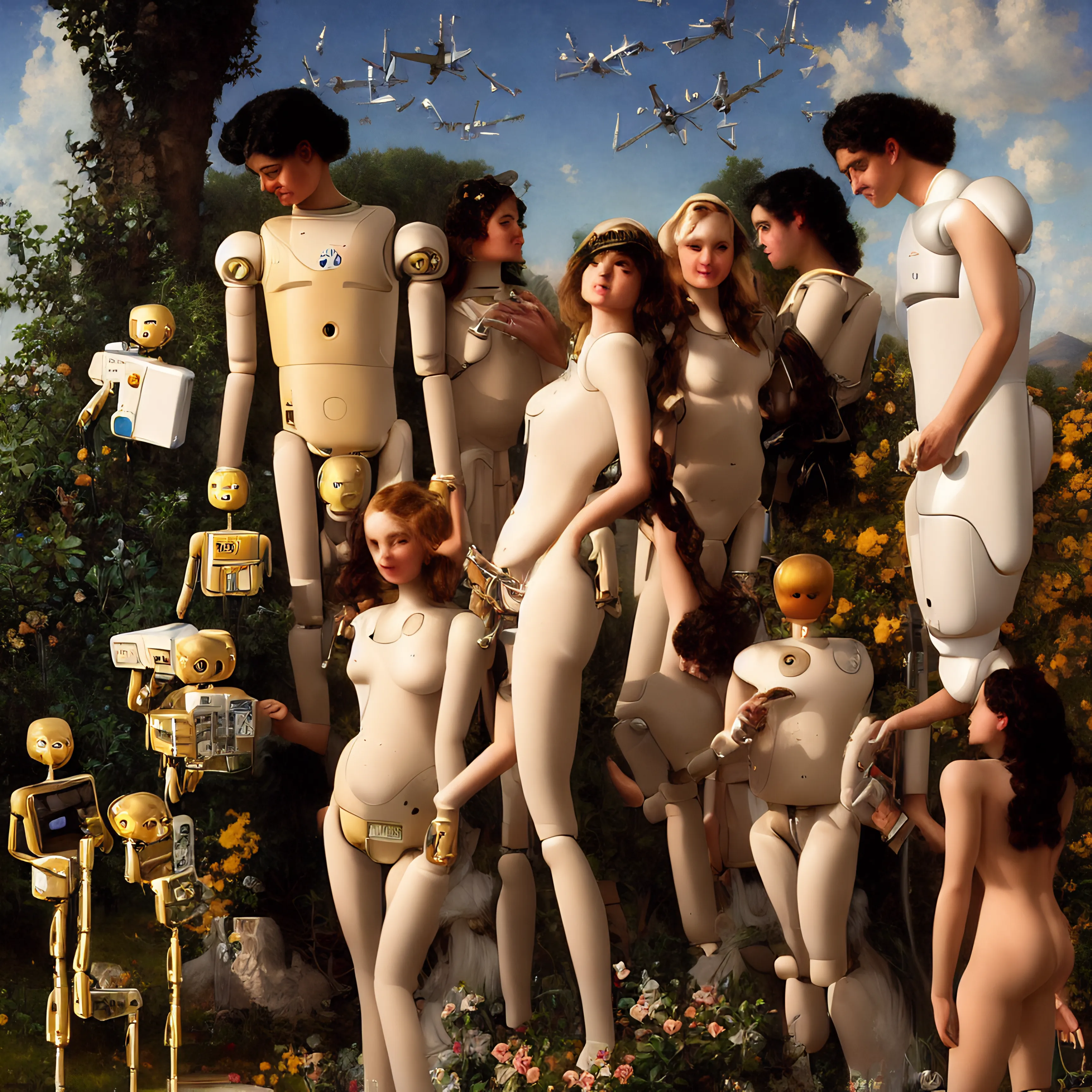 "Speciesism" by Obvious group 69 iterations 18/07/2023  
============================================================  
  
This collection explores the intimate relationship between human and machine. It invites the viewer to question the categorization of intelligent forms into species. As a result, this series questions our relationship towards other species, from the exploitation of animals to ensure our food chain, to the current debate around new rising forms of intelligence in the machine learning field. This series refers to the book by Philip K. Dick, “Do Androids Dream of Electric Sheep?”, particularly to the sexual scene after which the main character starts feeling empathetic for androids, a species he has been hunting until that moment. While science fiction has led us to personify AI, the recent research breakthroughs in this field leads to a display of excitement and fear towards these technologies. We are still far from having developed a new form of consciousness, but we should already ask ourselves if this is the ideal we wish to reach for, and if so, how we plan to interact with this new species.  
* * *  
  
*"Speciesism"* will be presented as fixed price on July 18, 2023, at 8 pm (CET) on https://0kai.k011.com, offering AI art followers an opportunity to acquire this remarkable, yet provocative collection.  
