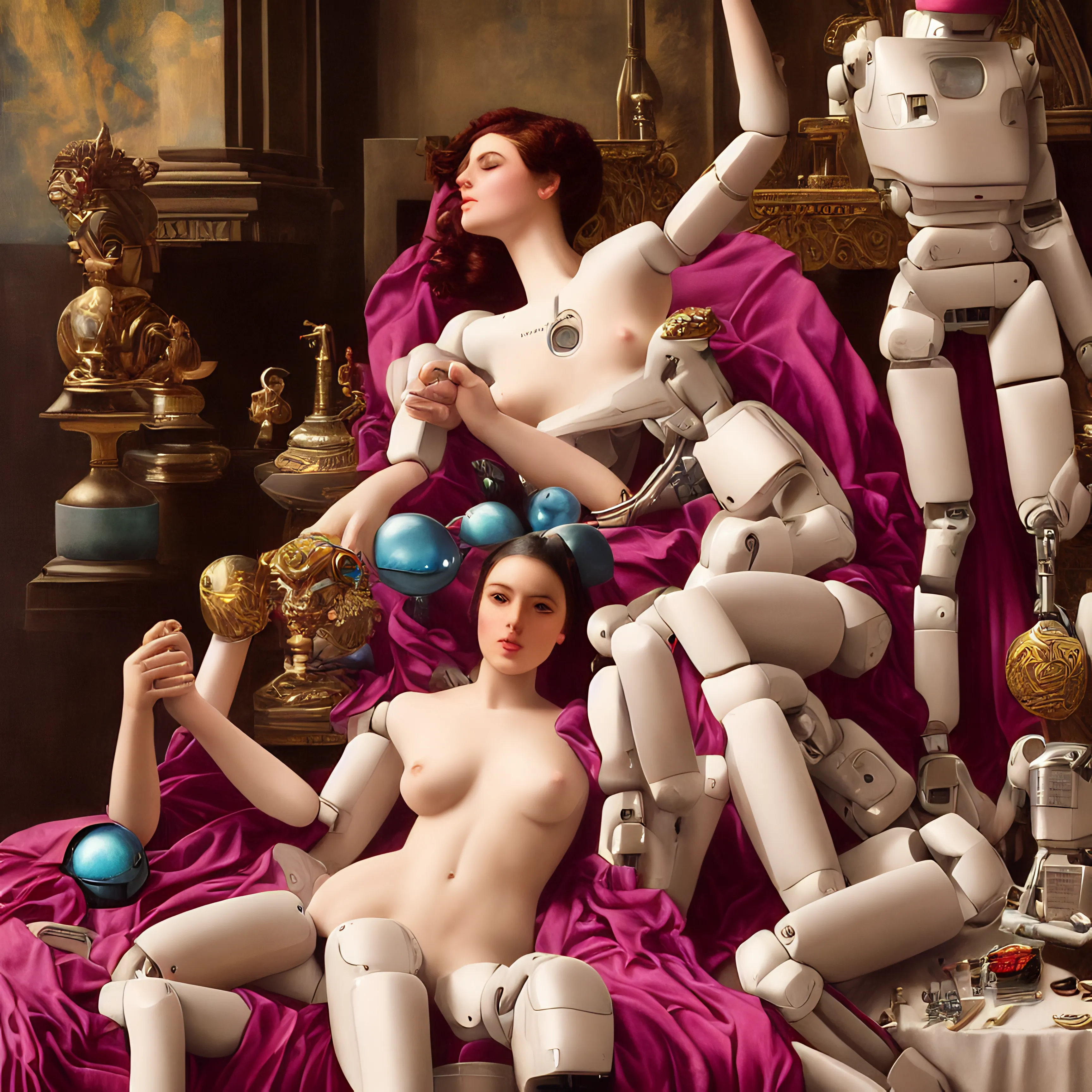 "Speciesism" by Obvious group 69 iterations 18/07/2023  
============================================================  
  
This collection explores the intimate relationship between human and machine. It invites the viewer to question the categorization of intelligent forms into species. As a result, this series questions our relationship towards other species, from the exploitation of animals to ensure our food chain, to the current debate around new rising forms of intelligence in the machine learning field. This series refers to the book by Philip K. Dick, “Do Androids Dream of Electric Sheep?”, particularly to the sexual scene after which the main character starts feeling empathetic for androids, a species he has been hunting until that moment. While science fiction has led us to personify AI, the recent research breakthroughs in this field leads to a display of excitement and fear towards these technologies. We are still far from having developed a new form of consciousness, but we should already ask ourselves if this is the ideal we wish to reach for, and if so, how we plan to interact with this new species.  
* * *  
  
*"Speciesism"* will be presented as fixed price on July 18, 2023, at 8 pm (CET) on https://0kai.k011.com, offering AI art followers an opportunity to acquire this remarkable, yet provocative collection.  

