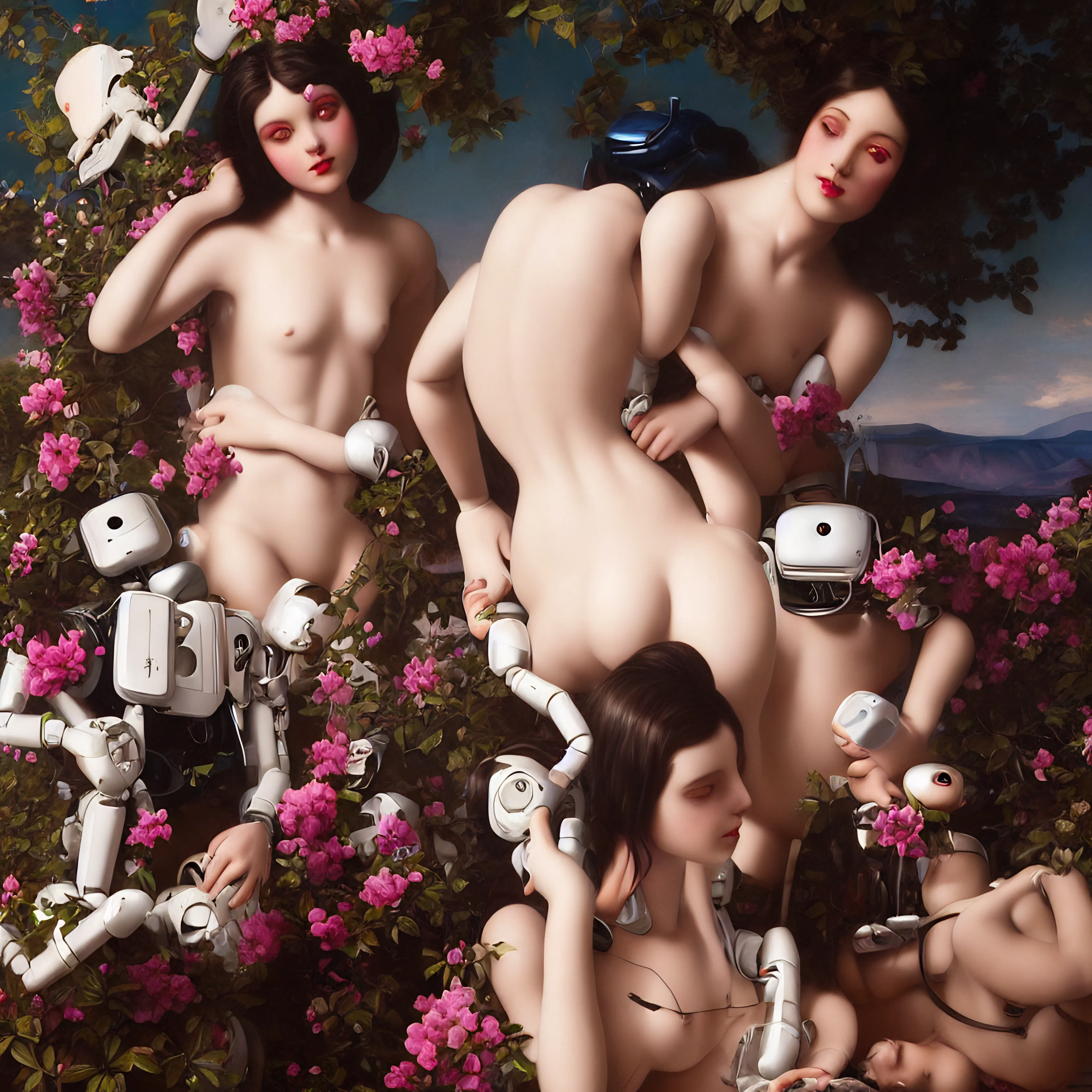 "Speciesism" by Obvious group 69 iterations 18/07/2023  
============================================================  
  
This collection explores the intimate relationship between human and machine. It invites the viewer to question the categorization of intelligent forms into species. As a result, this series questions our relationship towards other species, from the exploitation of animals to ensure our food chain, to the current debate around new rising forms of intelligence in the machine learning field. This series refers to the book by Philip K. Dick, “Do Androids Dream of Electric Sheep?”, particularly to the sexual scene after which the main character starts feeling empathetic for androids, a species he has been hunting until that moment. While science fiction has led us to personify AI, the recent research breakthroughs in this field leads to a display of excitement and fear towards these technologies. We are still far from having developed a new form of consciousness, but we should already ask ourselves if this is the ideal we wish to reach for, and if so, how we plan to interact with this new species.  
* * *  
  
*"Speciesism"* will be presented as fixed price on July 18, 2023, at 8 pm (CET) on https://0kai.k011.com, offering AI art followers an opportunity to acquire this remarkable, yet provocative collection.  
