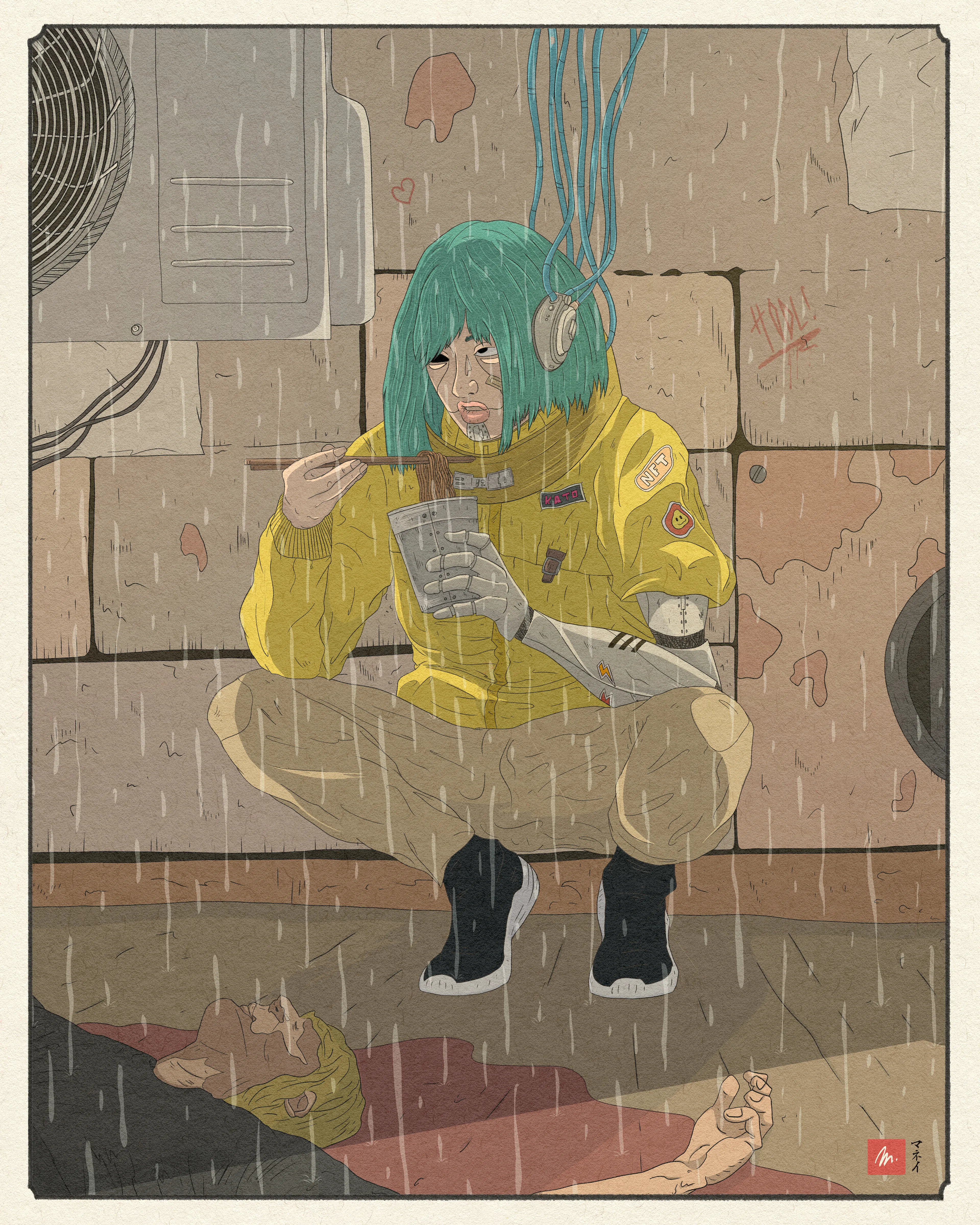 Ramen Girl
Artwork by Mannay (2022)

————————————————————

Artwork size : 5400 × 6750 px