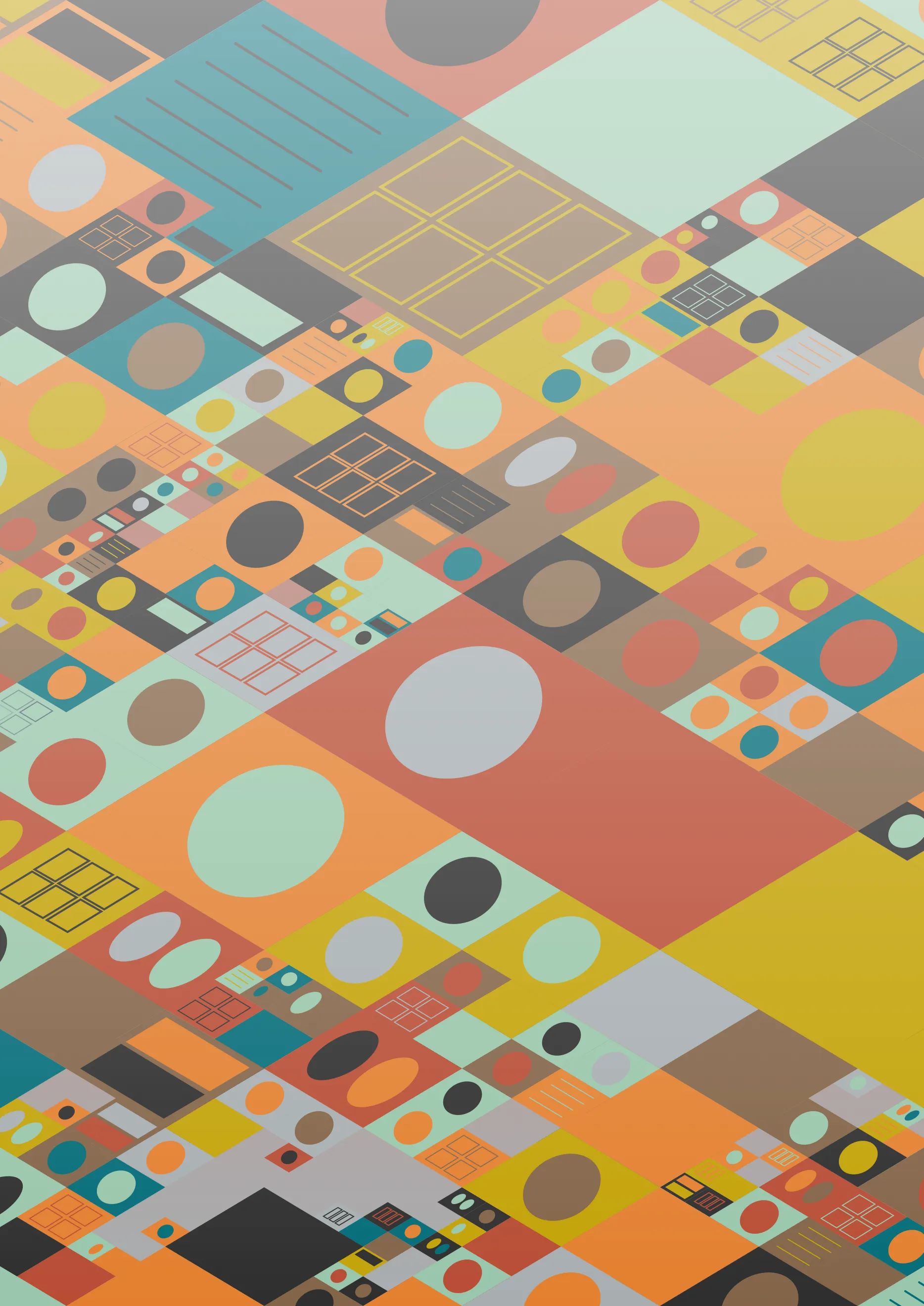 Fields of Color by Cryptobauhaus is a generative art project. The artwork is inspired by circle irrigation fields that dot the landscape across the United States. The algorithm generates a unique piece of art with multiple traits and dozens of variations, ensuring a unique piece for your collection.