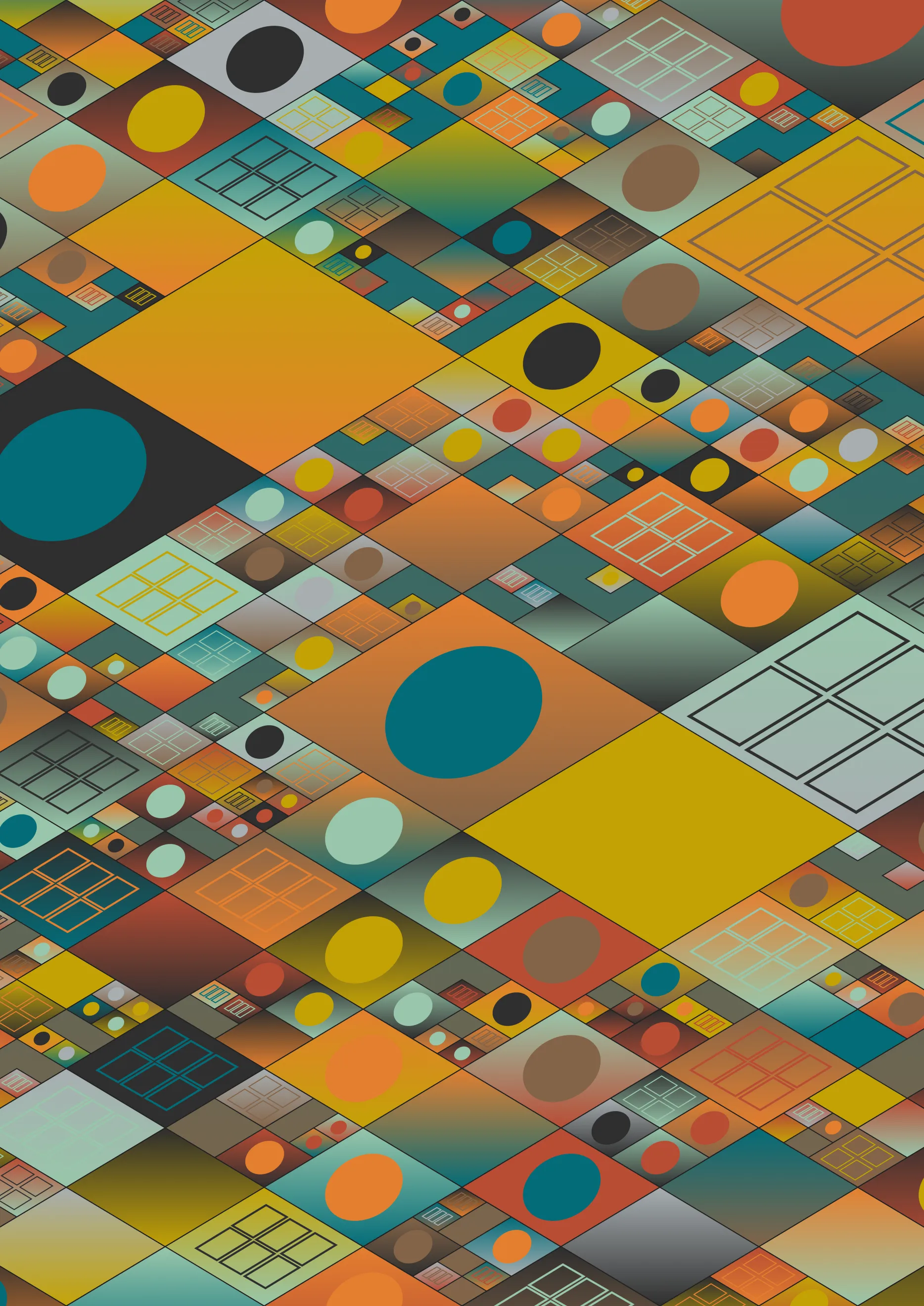 Fields of Color by Cryptobauhaus is a generative art project. The artwork is inspired by circle irrigation fields that dot the landscape across the United States. The algorithm generates a unique piece of art with multiple traits and dozens of variations, ensuring a unique piece for your collection.