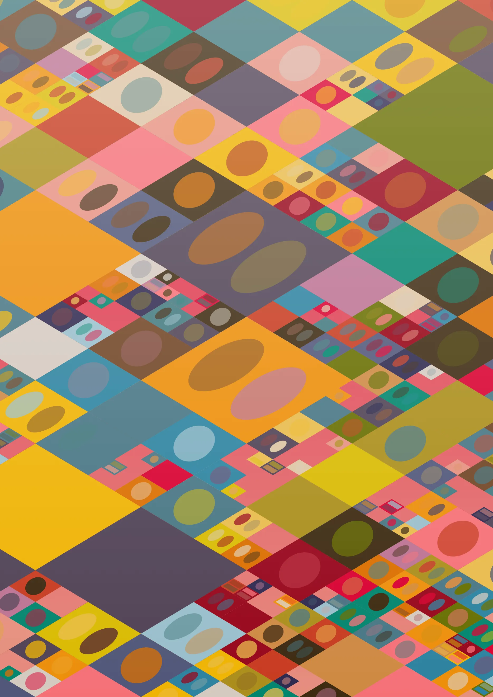 Fields of Color by Cryptobauhaus is a generative art project. The artwork is inspired by circle irrigation fields that dot the landscape across the United States. The algorithm generates a unique piece of art with multiple traits and dozens of variations, ensuring a unique piece for your collection.