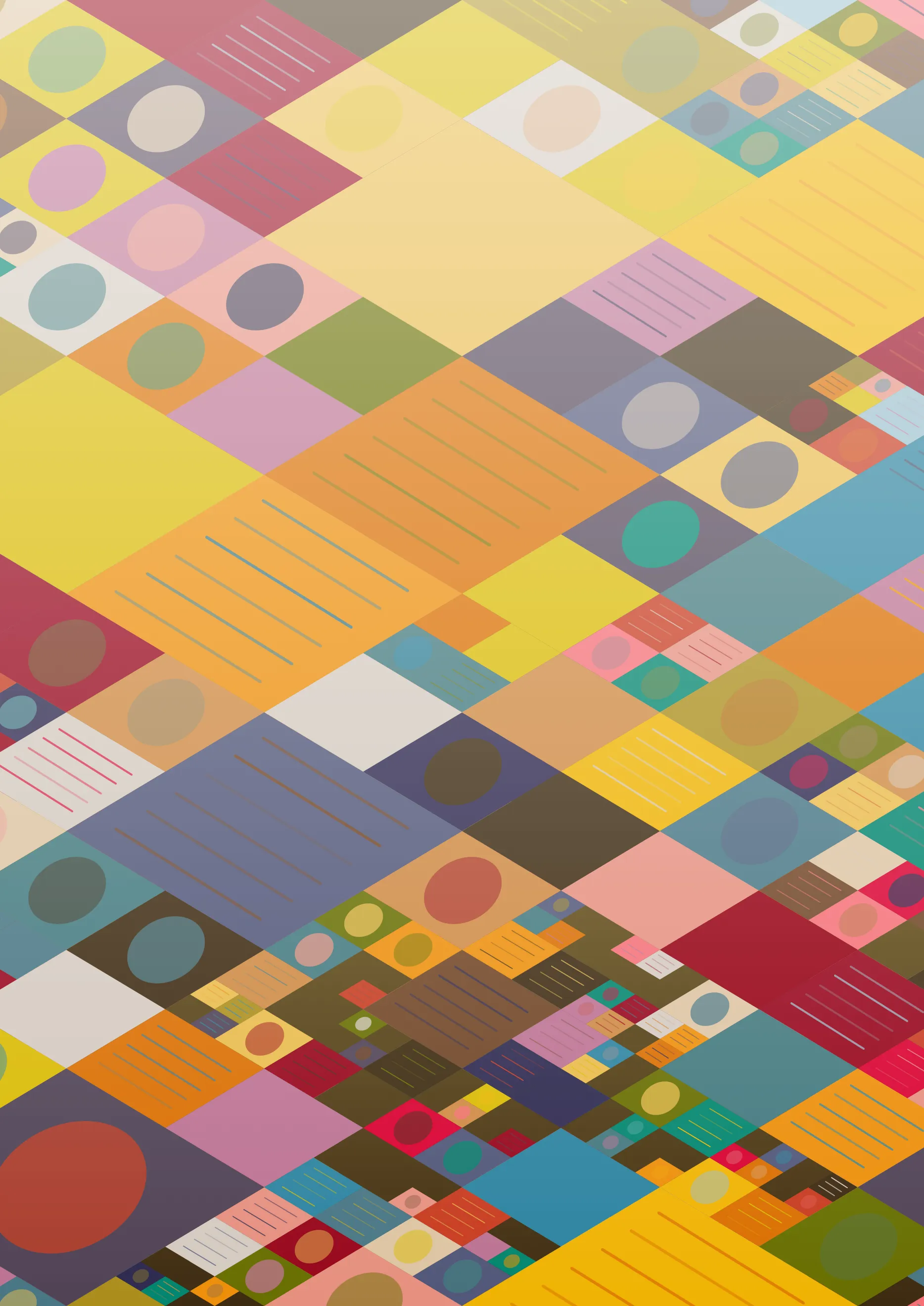 Fields of Color by Cryptobauhaus is a generative art project. The artwork is inspired by circle irrigation fields that dot the landscape across the United States. The algorithm generates a unique piece of art with multiple traits and dozens of variations, ensuring a unique piece for your collection.