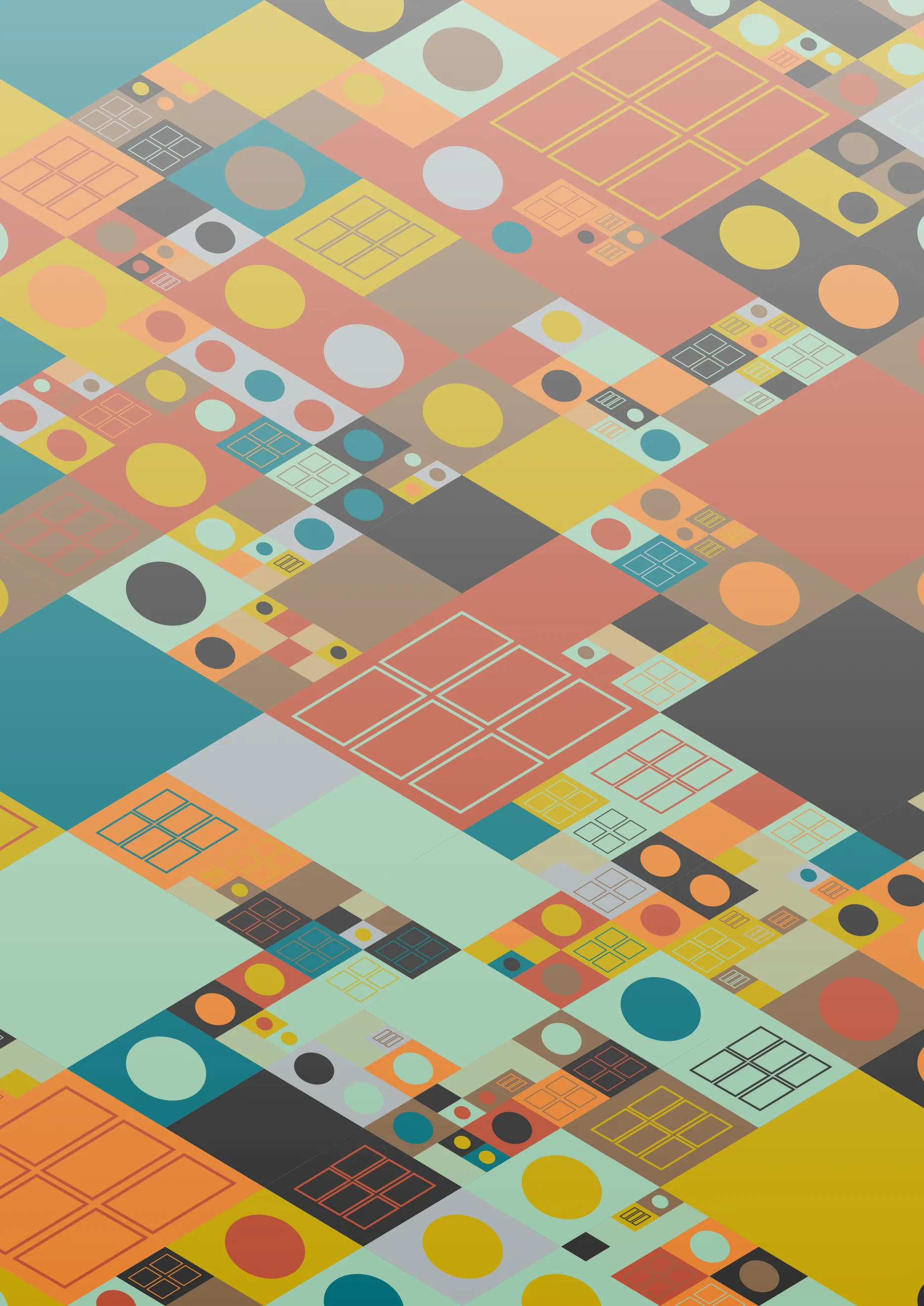 Fields of Color by Cryptobauhaus is a generative art project. The artwork is inspired by circle irrigation fields that dot the landscape across the United States. The algorithm generates a unique piece of art with multiple traits and dozens of variations, ensuring a unique piece for your collection.
