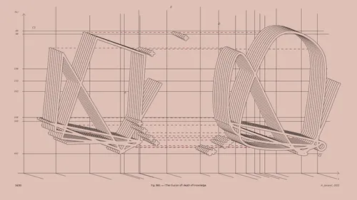 With a background in both art and mathematics, Aleksandra Jovanić has a strong affinity for graphs and diagrams. In “(The illusion of) depth of knowledge,” she explores apophenia, the tendency to perceive a connection or meaningful pattern between unrelated or random things. Each drawing in the series is generated through random numbers, but the internal connections suggest that more is happening. In Aleksandra’s words, these images show “how things in life are pretty simple most of the time, but we tend to complicate them.”

“(The illusion of) depth of knowledge” is a software NFT, but the first collector of each edition will receive the corresponding plotter drawing shipped directly from the artist’s studio. Each software NFT includes millions of other images beyond the primary image for each edition. The software NFT and the plotter drawing aren’t linked together; the NFT can continue to be collected on a secondary market without the drawing. Click on the artwork or press the spacebar to generate a new image with a different random seed value.

The image you see on the main artwork page on Feral File is the plotter drawing for the artist-proof (AP). Compare this image of the drawing to the corresponding software version of the AP to see how the software image and the plotted drawing are related. Because the artists are using a range of papers and inks, the software and physical drawings are delightfully different.  

The “(The illusion of) depth of knowledge” drawings are 35 × 62 cm (13.8 × 24.4 inches) on Woodstock Cipria Fedrigoni 285 gsm paper. They are drawn with red Stabilo Fineliner 0.4 mm and black Faber-Castell 0.1 mm pens.