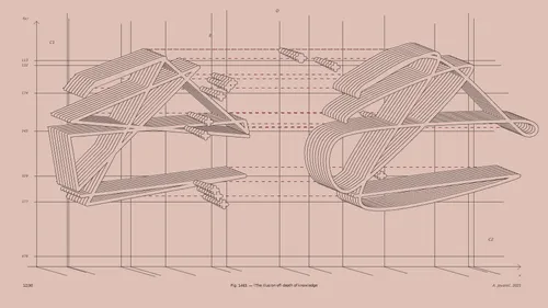 With a background in both art and mathematics, Aleksandra Jovanić has a strong affinity for graphs and diagrams. In “(The illusion of) depth of knowledge,” she explores apophenia, the tendency to perceive a connection or meaningful pattern between unrelated or random things. Each drawing in the series is generated through random numbers, but the internal connections suggest that more is happening. In Aleksandra’s words, these images show “how things in life are pretty simple most of the time, but we tend to complicate them.”

“(The illusion of) depth of knowledge” is a software NFT, but the first collector of each edition will receive the corresponding plotter drawing shipped directly from the artist’s studio. Each software NFT includes millions of other images beyond the primary image for each edition. The software NFT and the plotter drawing aren’t linked together; the NFT can continue to be collected on a secondary market without the drawing. Click on the artwork or press the spacebar to generate a new image with a different random seed value.

The image you see on the main artwork page on Feral File is the plotter drawing for the artist-proof (AP). Compare this image of the drawing to the corresponding software version of the AP to see how the software image and the plotted drawing are related. Because the artists are using a range of papers and inks, the software and physical drawings are delightfully different.  

The “(The illusion of) depth of knowledge” drawings are 35 × 62 cm (13.8 × 24.4 inches) on Woodstock Cipria Fedrigoni 285 gsm paper. They are drawn with red Stabilo Fineliner 0.4 mm and black Faber-Castell 0.1 mm pens.