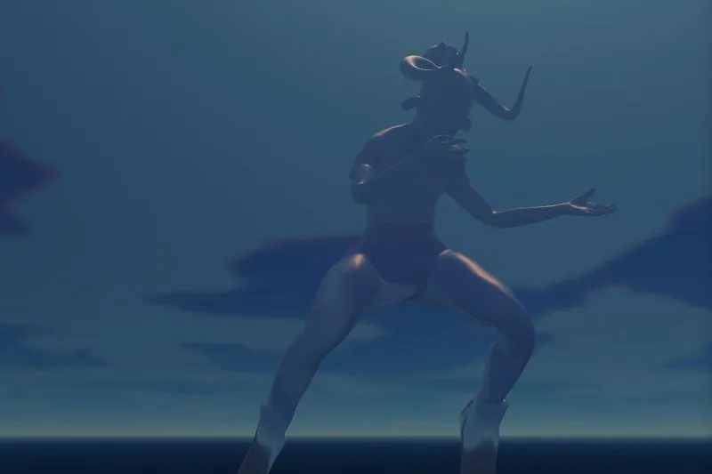 No danger too great, no time like the present. Minoriea is Waiting, so stay real.<br><br>Auriea Harvey presents "The Adventures of Minoriea", a series of animated 3D NFTs featuring her avatar, The Minoriea. Minoriea is a reworking of the mythological figure of the Minotaur which bridges the classical character and her many modern moods with the eternity of the future via the blockchain. These depictions are presented as life-sized Augmented Reality sculptures accessed via atmospheric online environments on your mobile device.