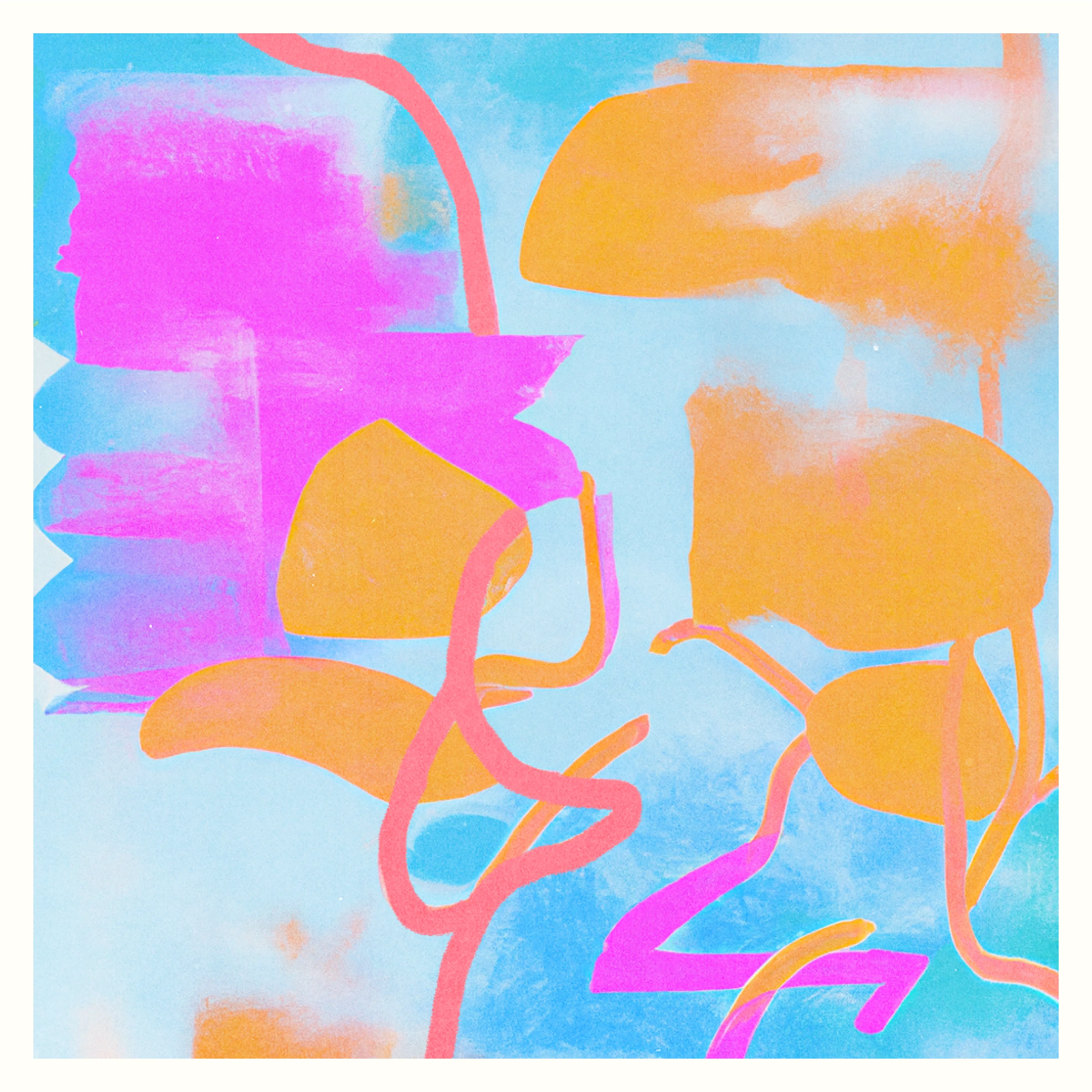 Created in collaboration with AI trained on gestural paintings made by Linda Dounia  (8334 × 8334 px)