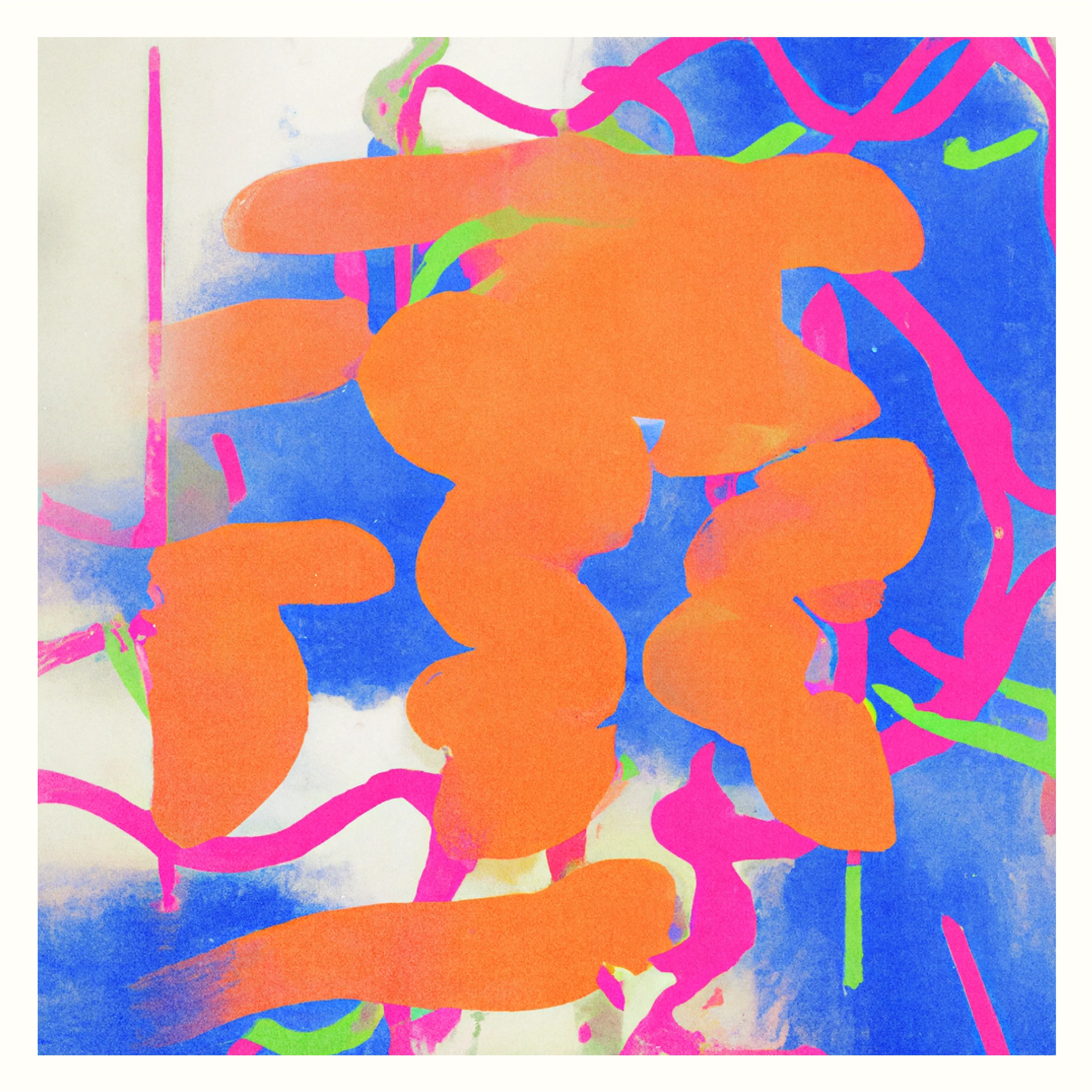 Created in collaboration with AI trained on gestural paintings made by Linda Dounia  (8334 × 8334 px)